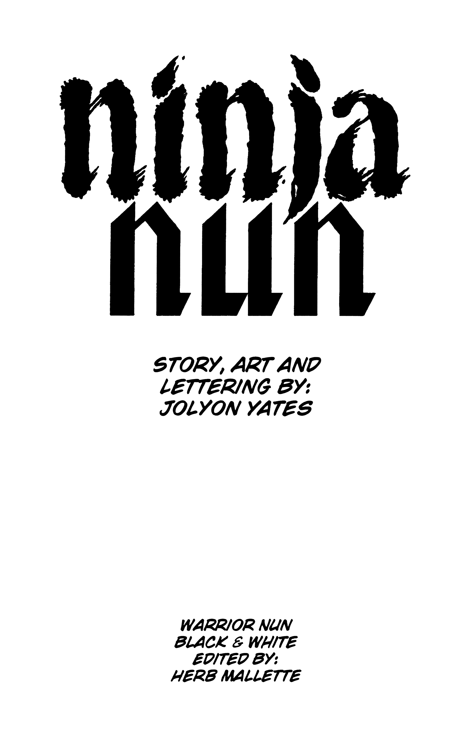 Read online Warrior Nun: Black & White comic -  Issue #8 - 3