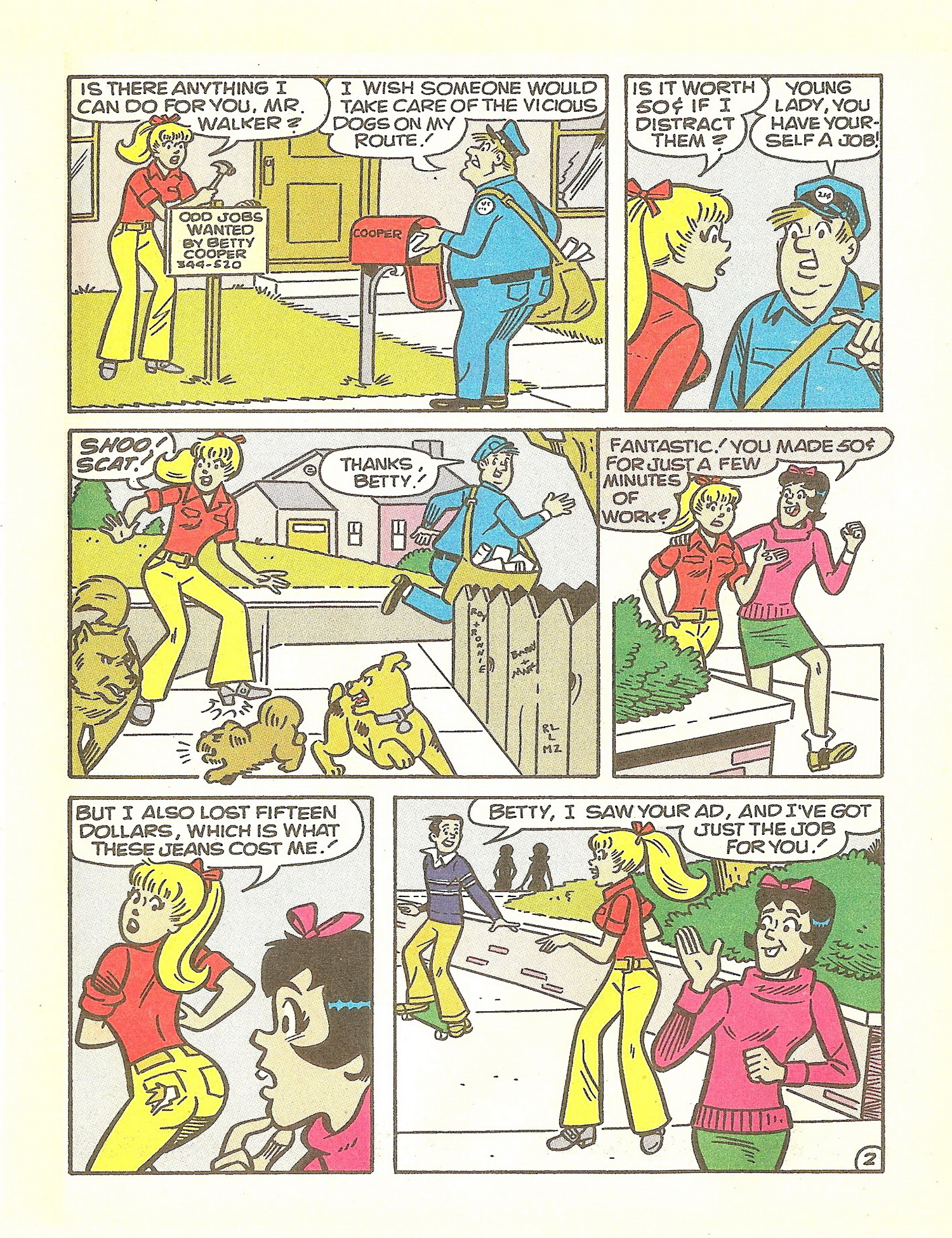 Read online Betty's Digest comic -  Issue #2 - 63