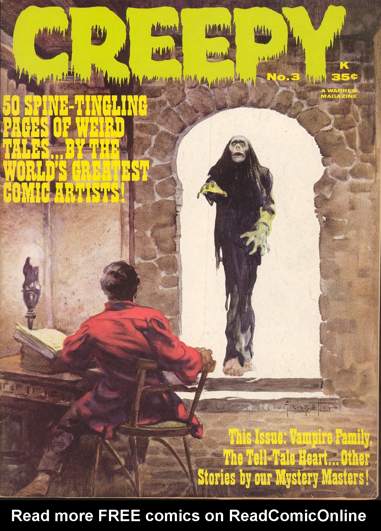 Read online Creepy (1964) comic -  Issue #3 - 1