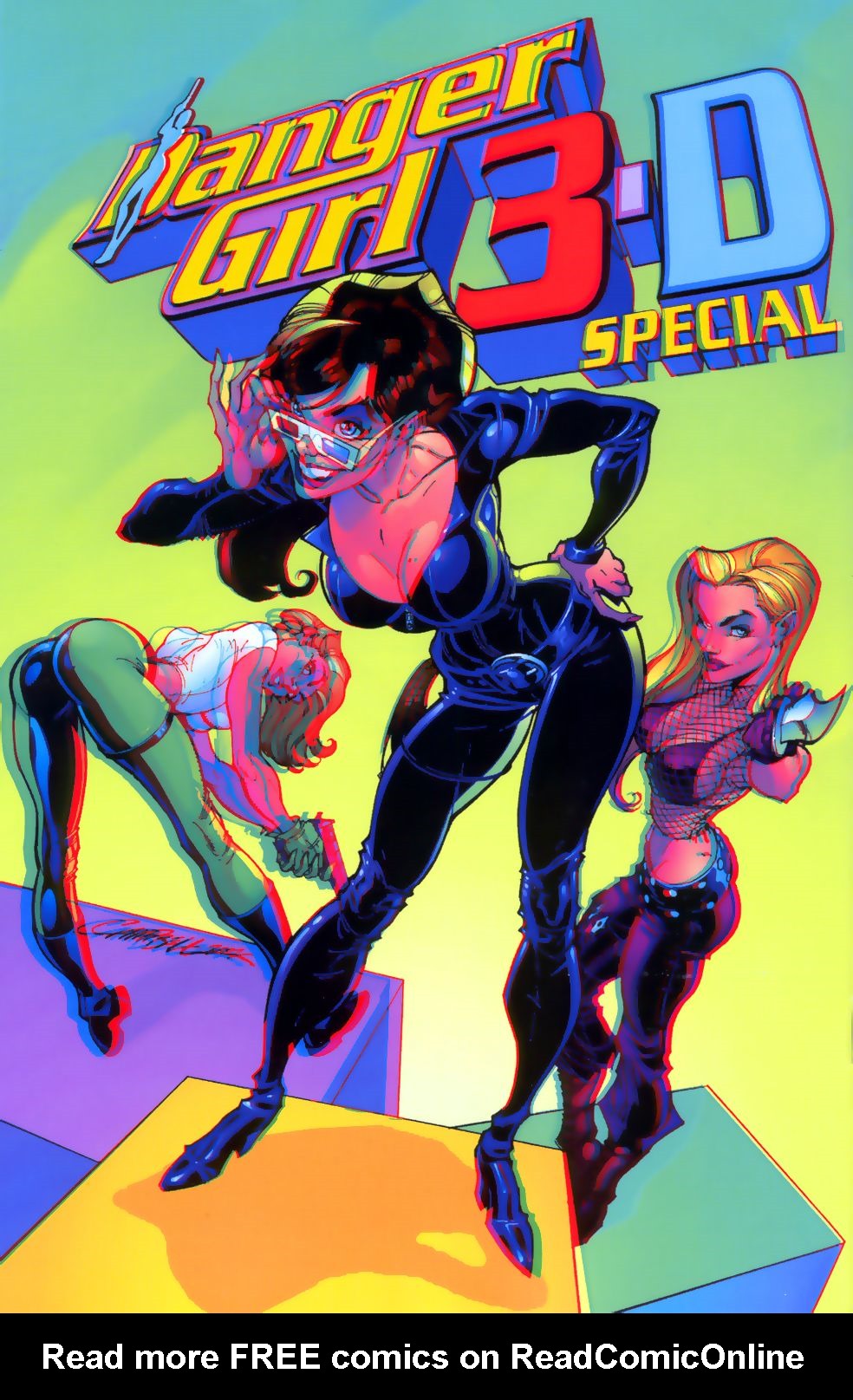 Read online Danger Girl 3-D Special comic -  Issue # Full - 50