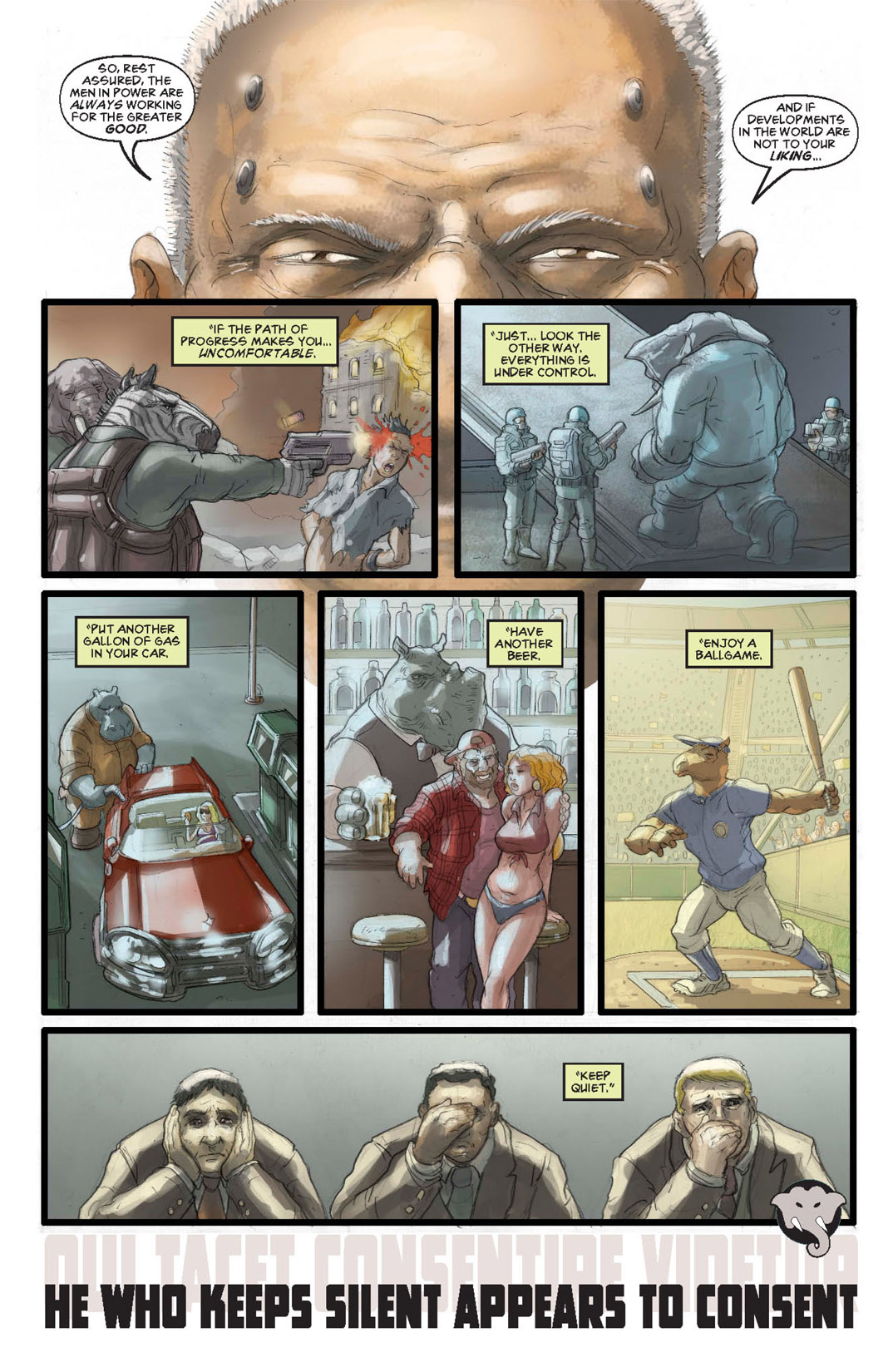 Read online Elephantmen comic -  Issue #32 - 38