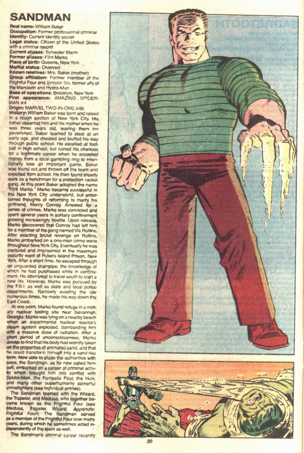 Read online The Official Handbook of the Marvel Universe Deluxe Edition comic -  Issue #11 - 22