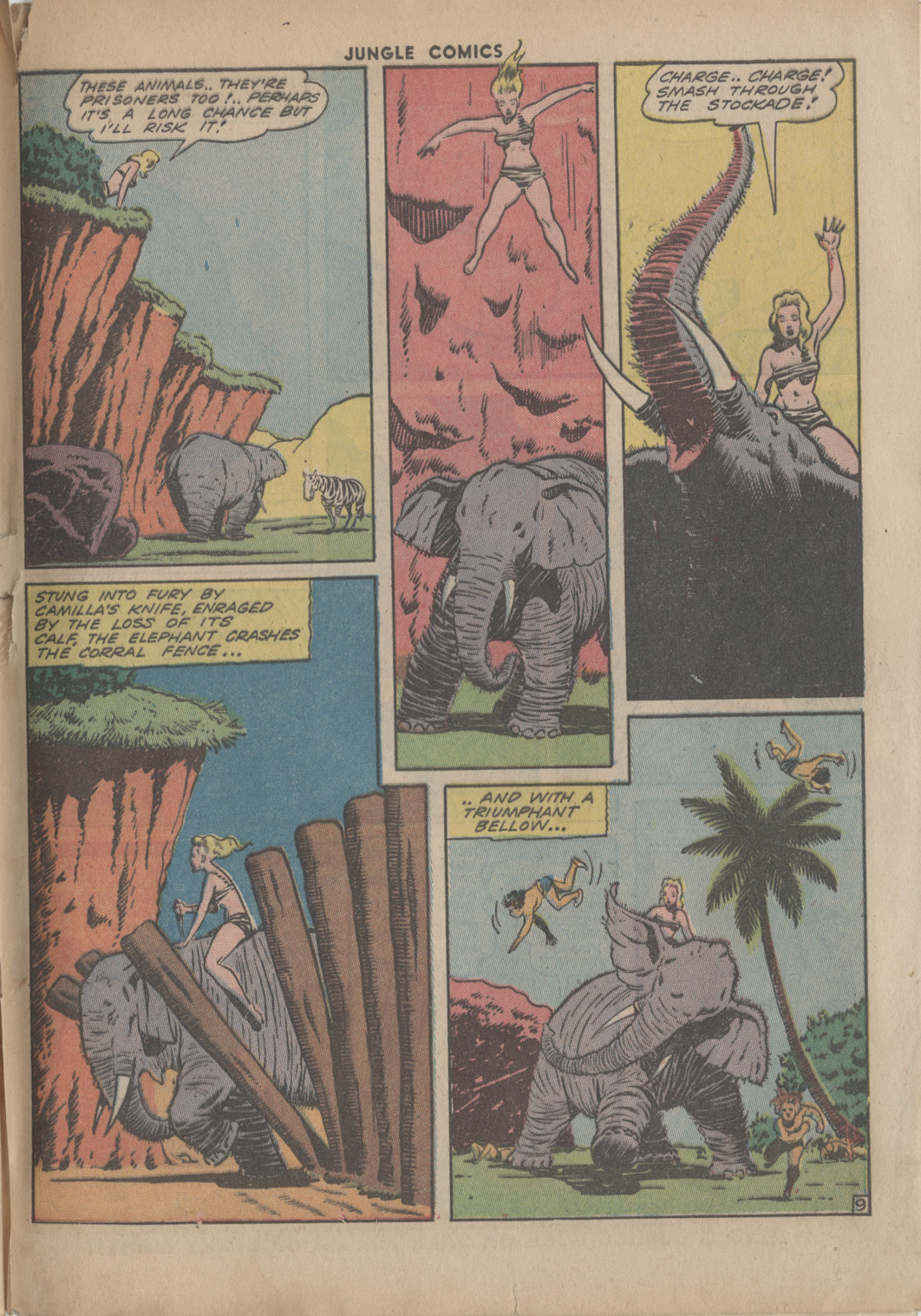 Read online Jungle Comics comic -  Issue #49 - 57