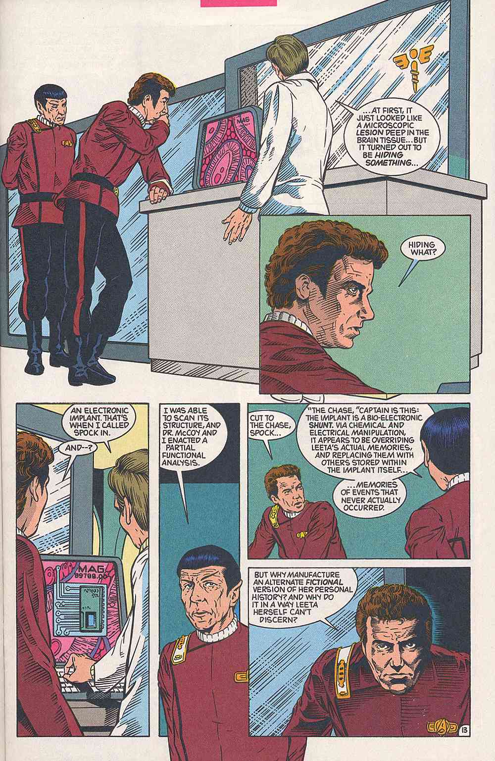 Read online Star Trek (1989) comic -  Issue #28 - 17