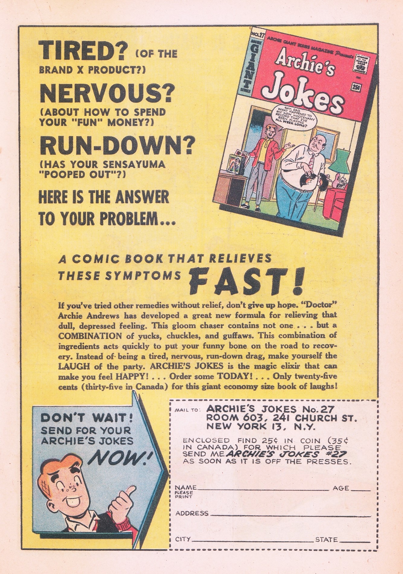 Read online Archie's Joke Book Magazine comic -  Issue #81 - 19