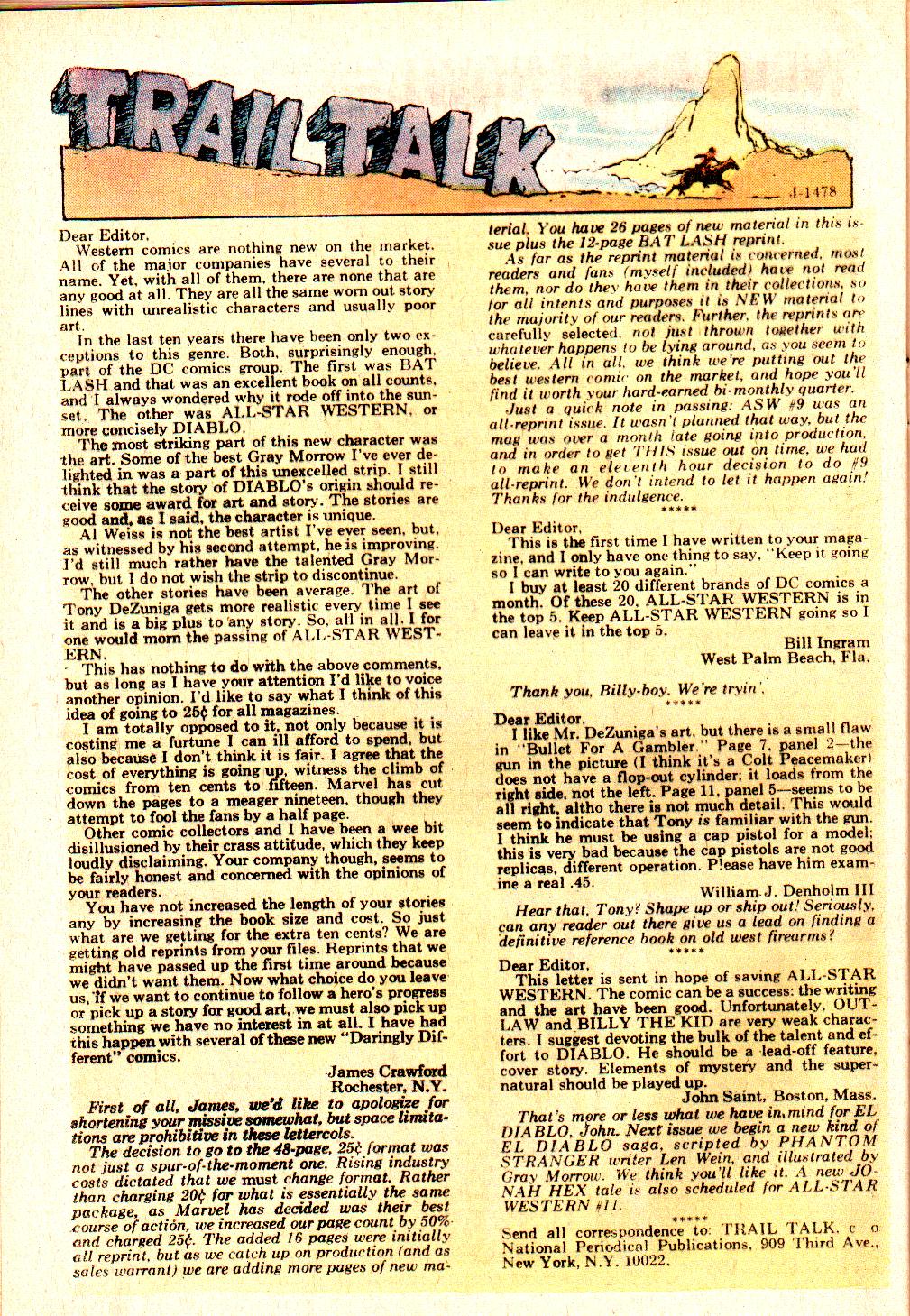Read online All-Star Western (1970) comic -  Issue #10 - 34