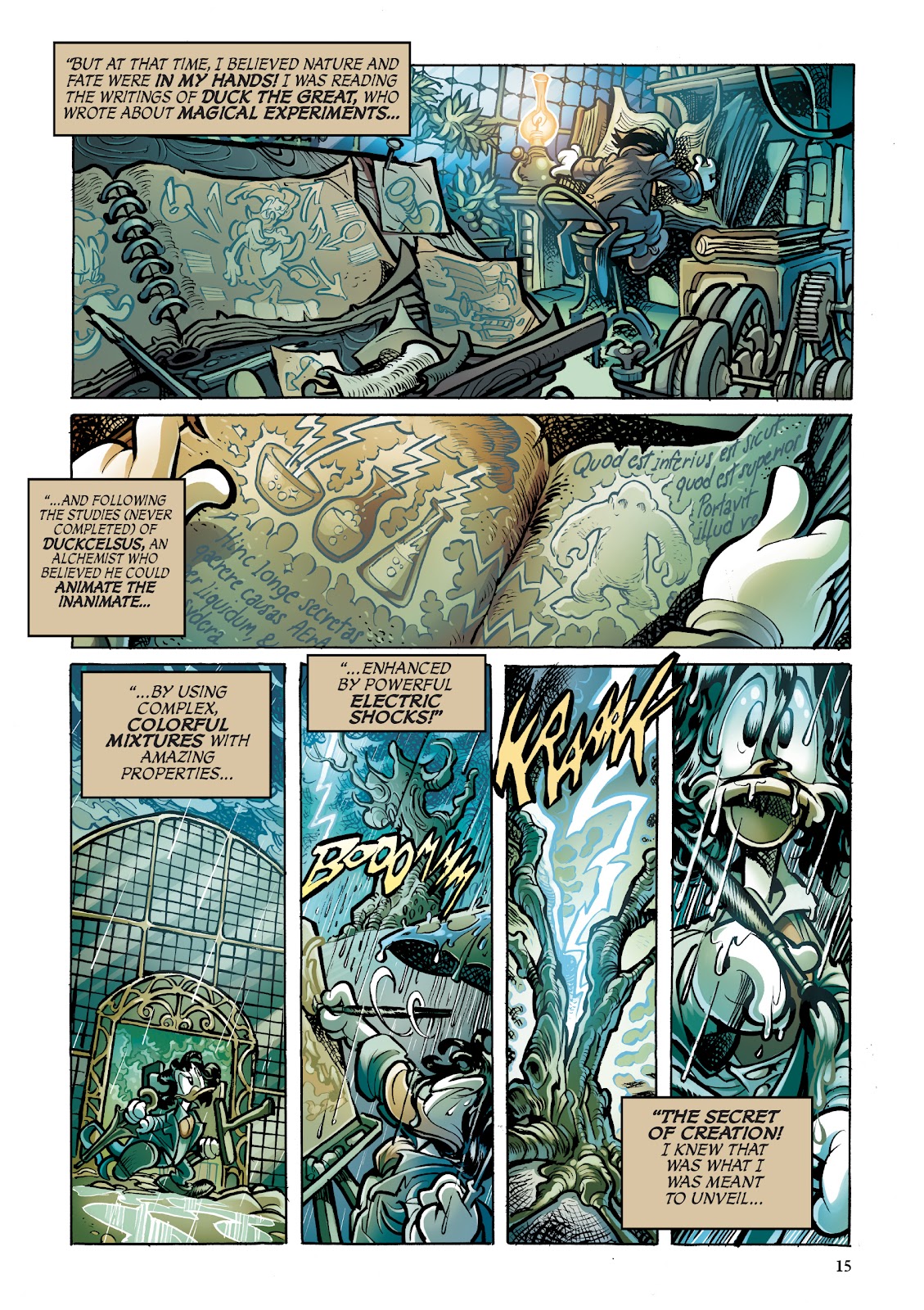 Disney Frankenstein, Starring Donald Duck issue TPB - Page 15