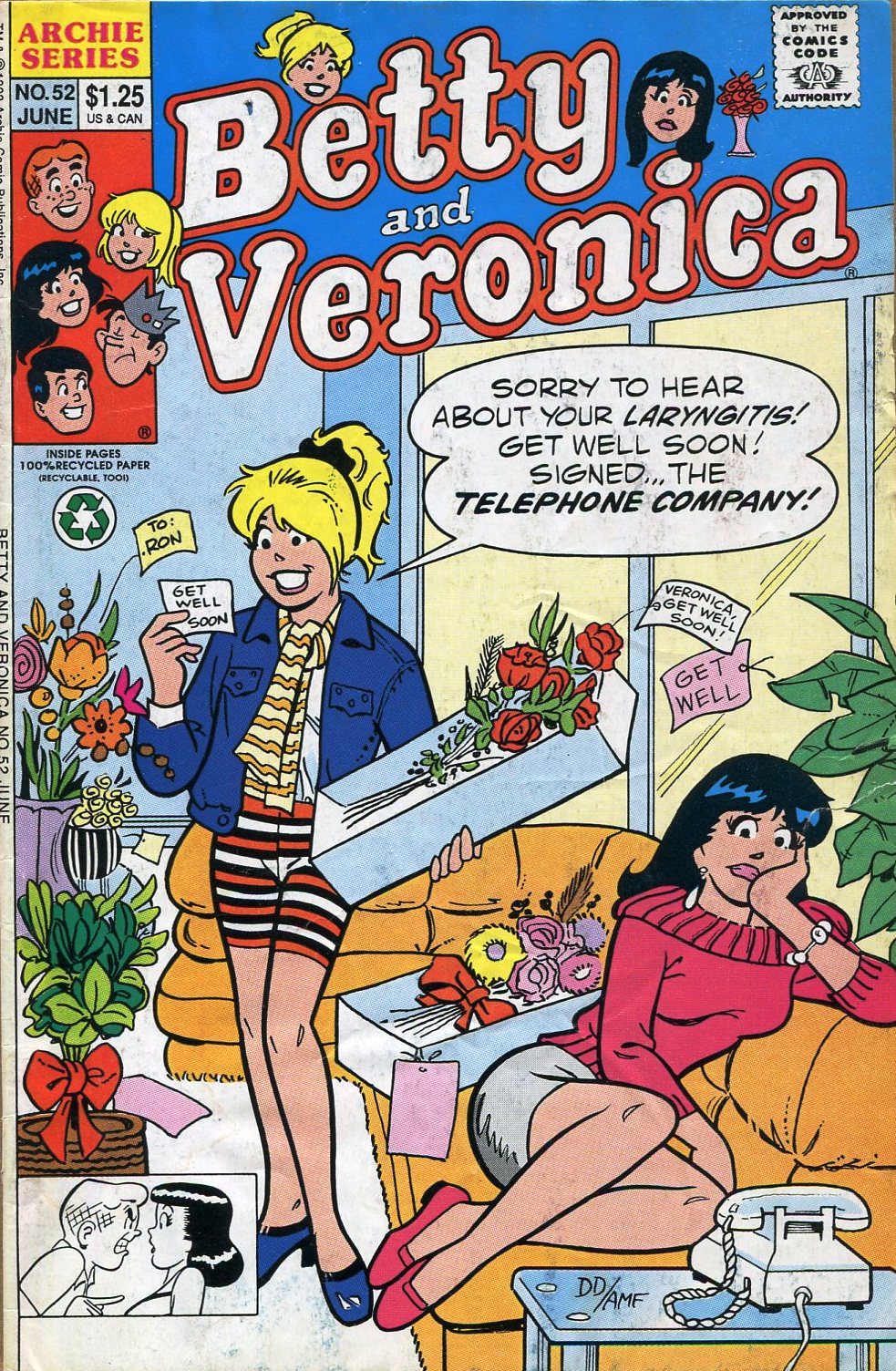 Read online Betty and Veronica (1987) comic -  Issue #52 - 1