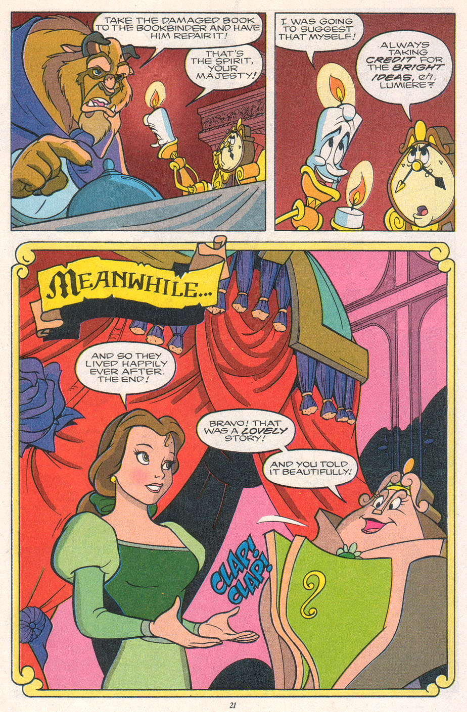 Read online Disney's Beauty and the Beast comic -  Issue #11 - 21