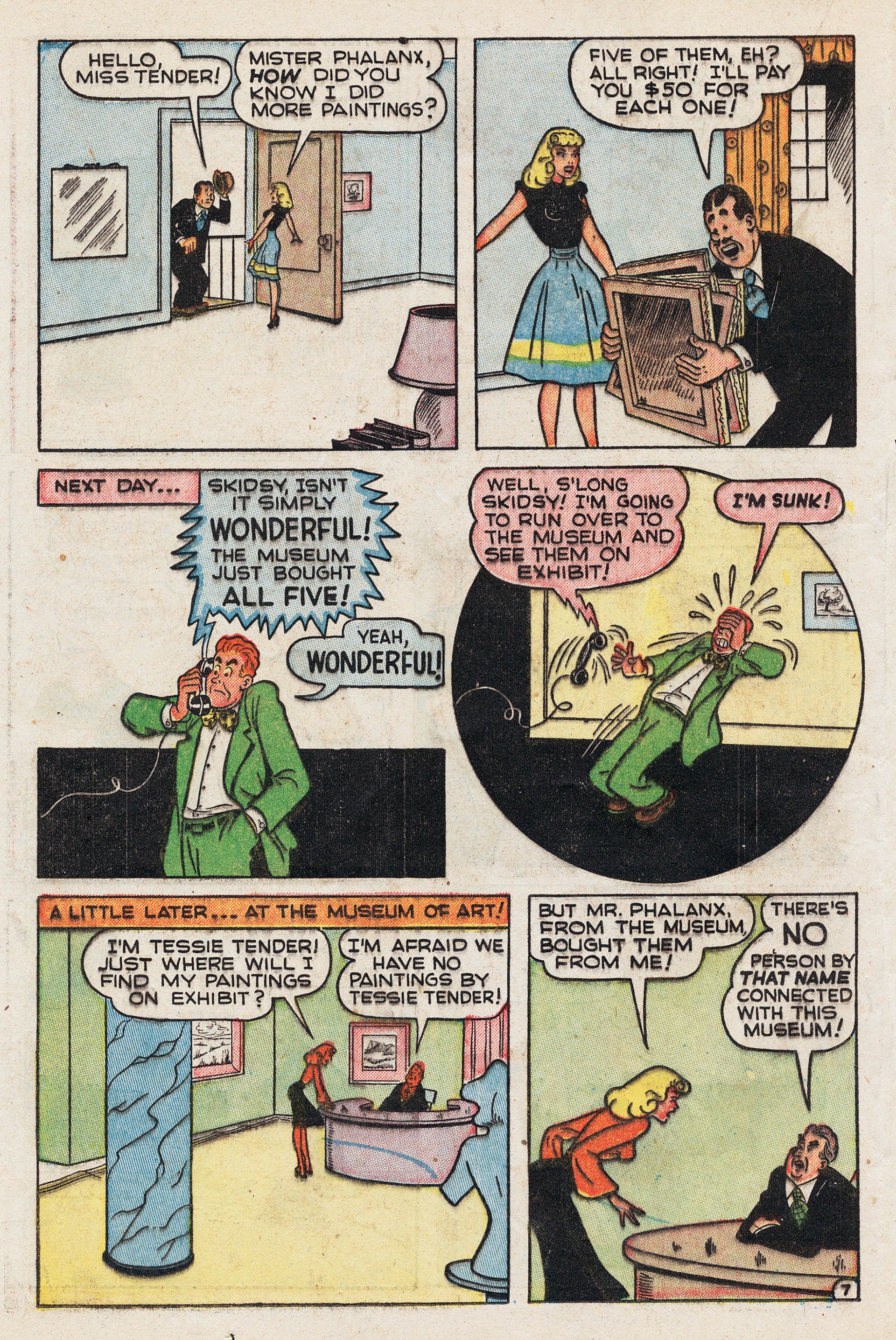 Read online Tessie the Typist comic -  Issue #22 - 32