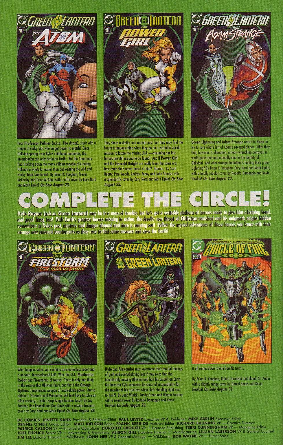Read online Green Lantern: Circle of Fire comic -  Issue #1 - 56