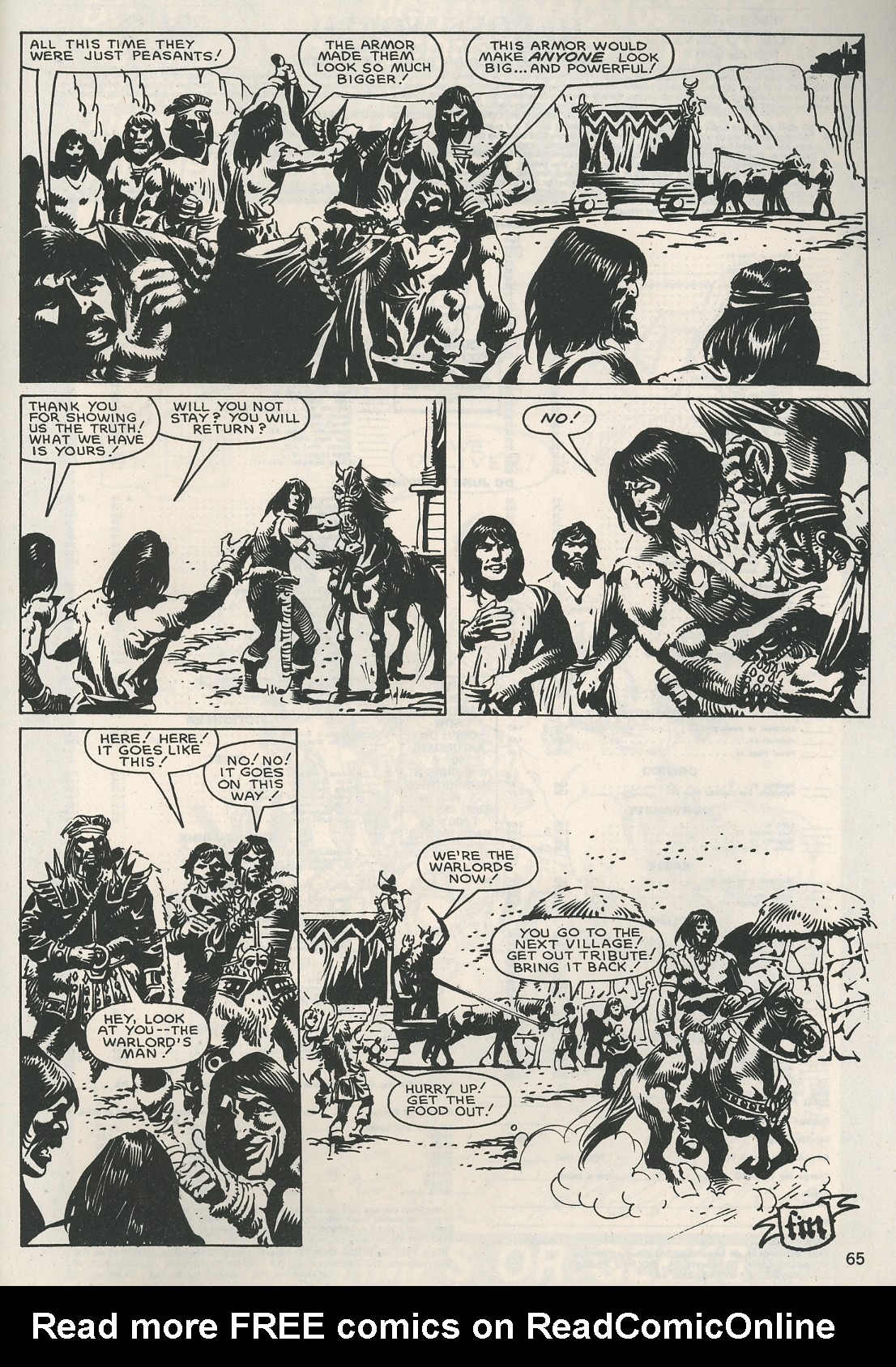 Read online The Savage Sword Of Conan comic -  Issue #115 - 65