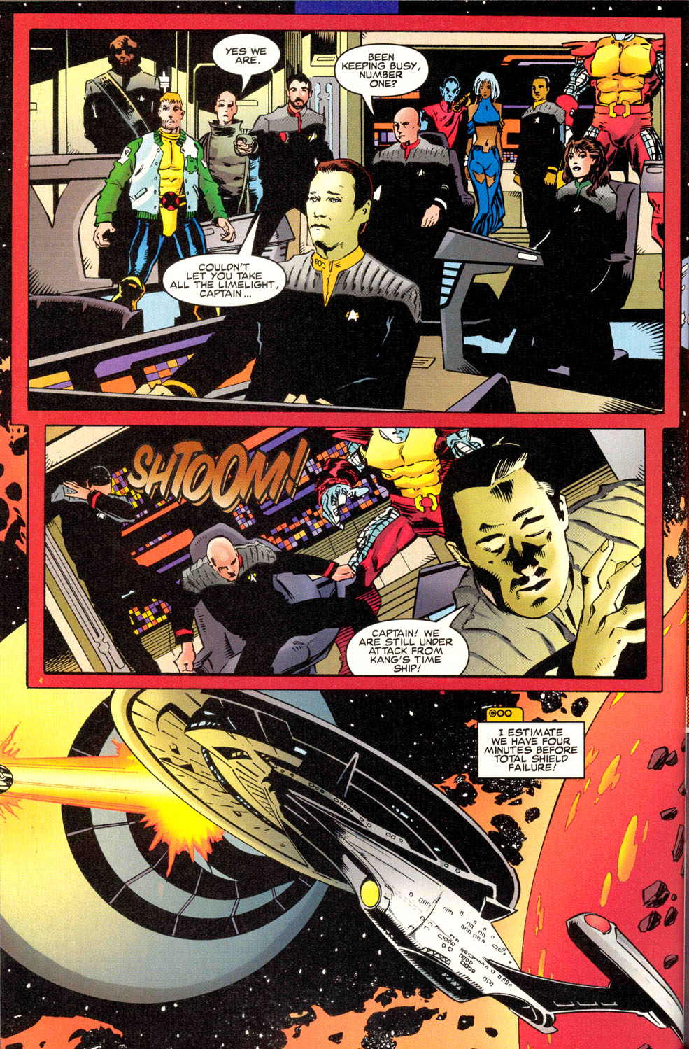Star Trek: The Next Generation/X-Men: Second Contact issue Full - Page 57