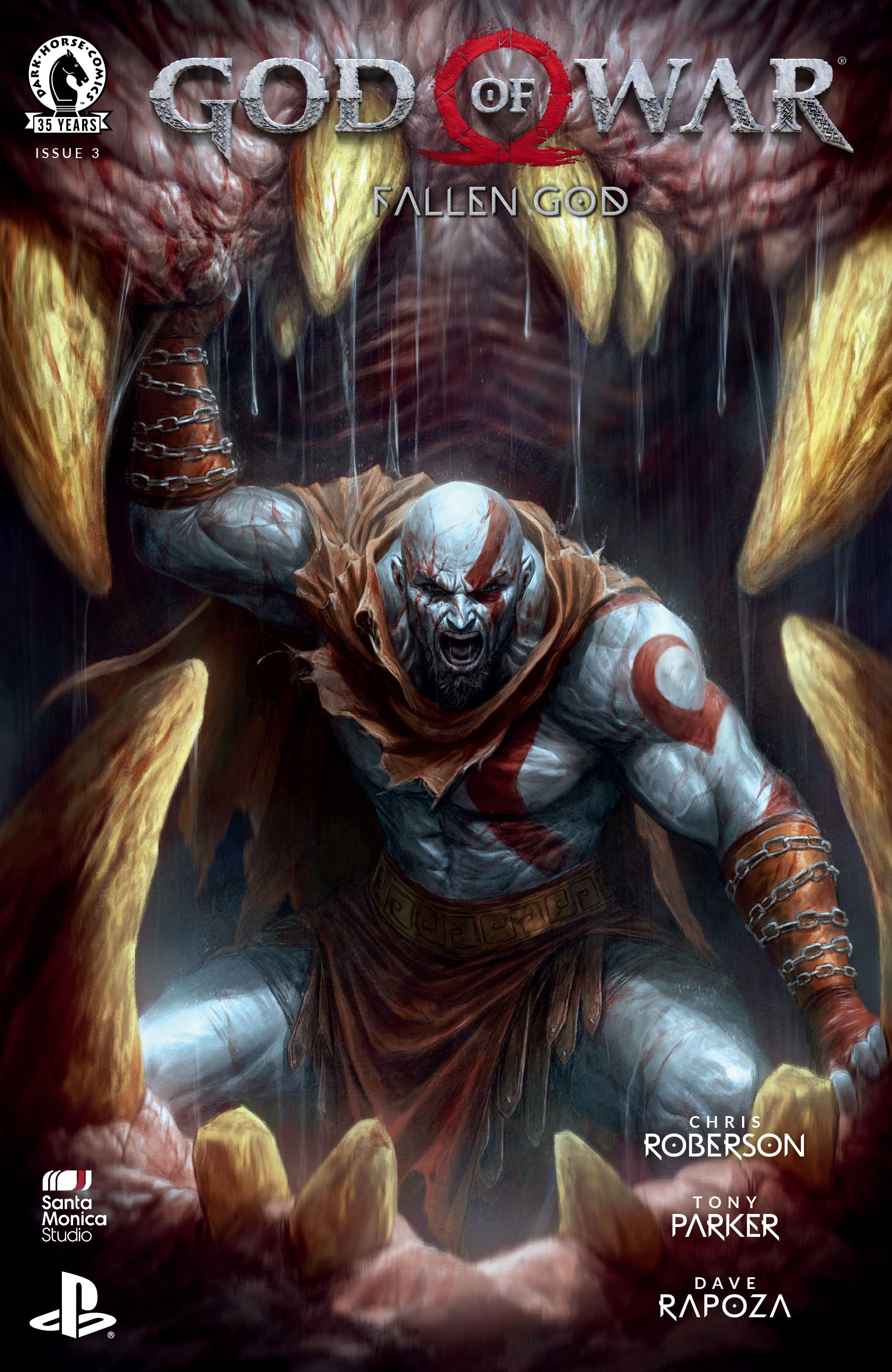 Read online God of War: Fallen God comic -  Issue #3 - 1