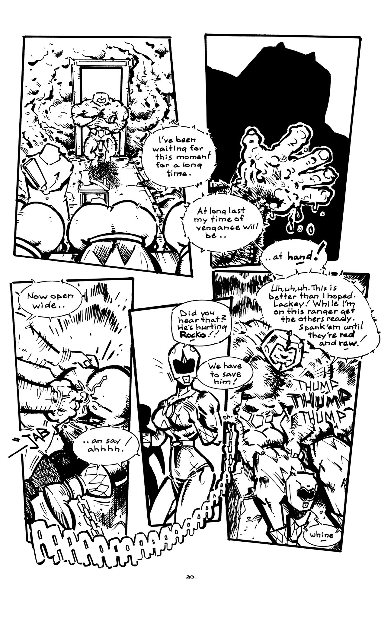 Read online Mighty Morphing Rump Rangers comic -  Issue # Full - 22