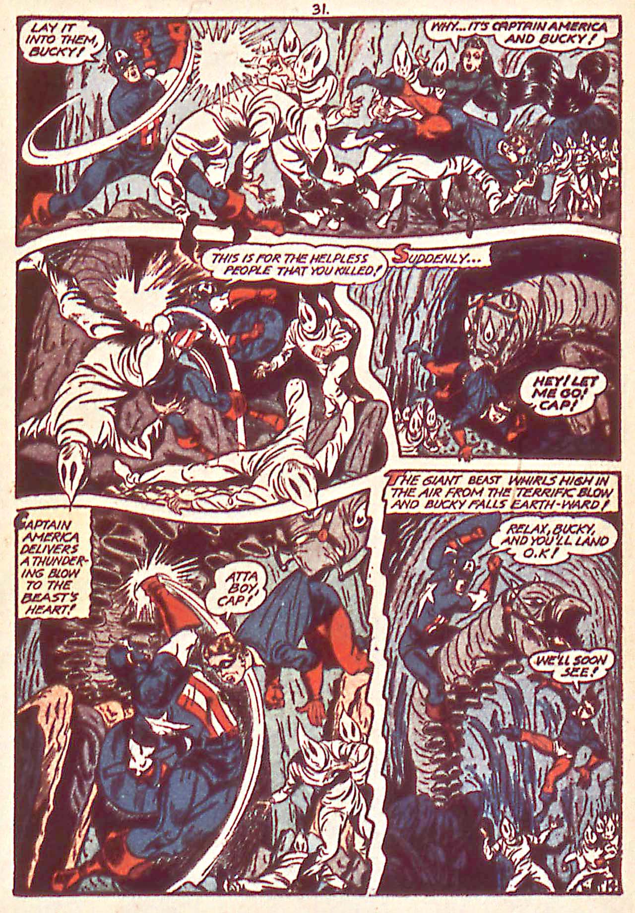 Read online Captain America Comics comic -  Issue #17 - 33