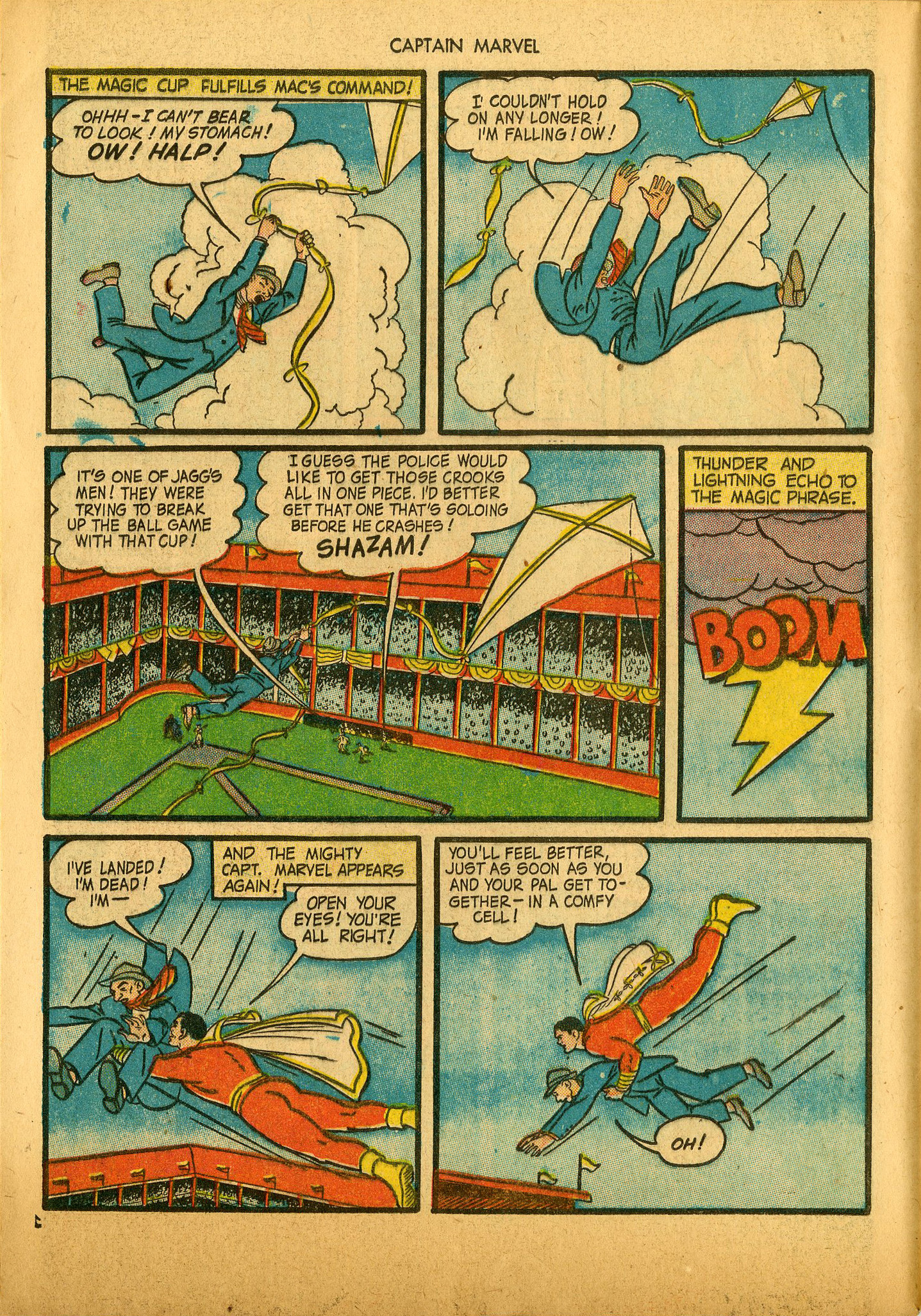 Read online Captain Marvel Adventures comic -  Issue #36 - 12