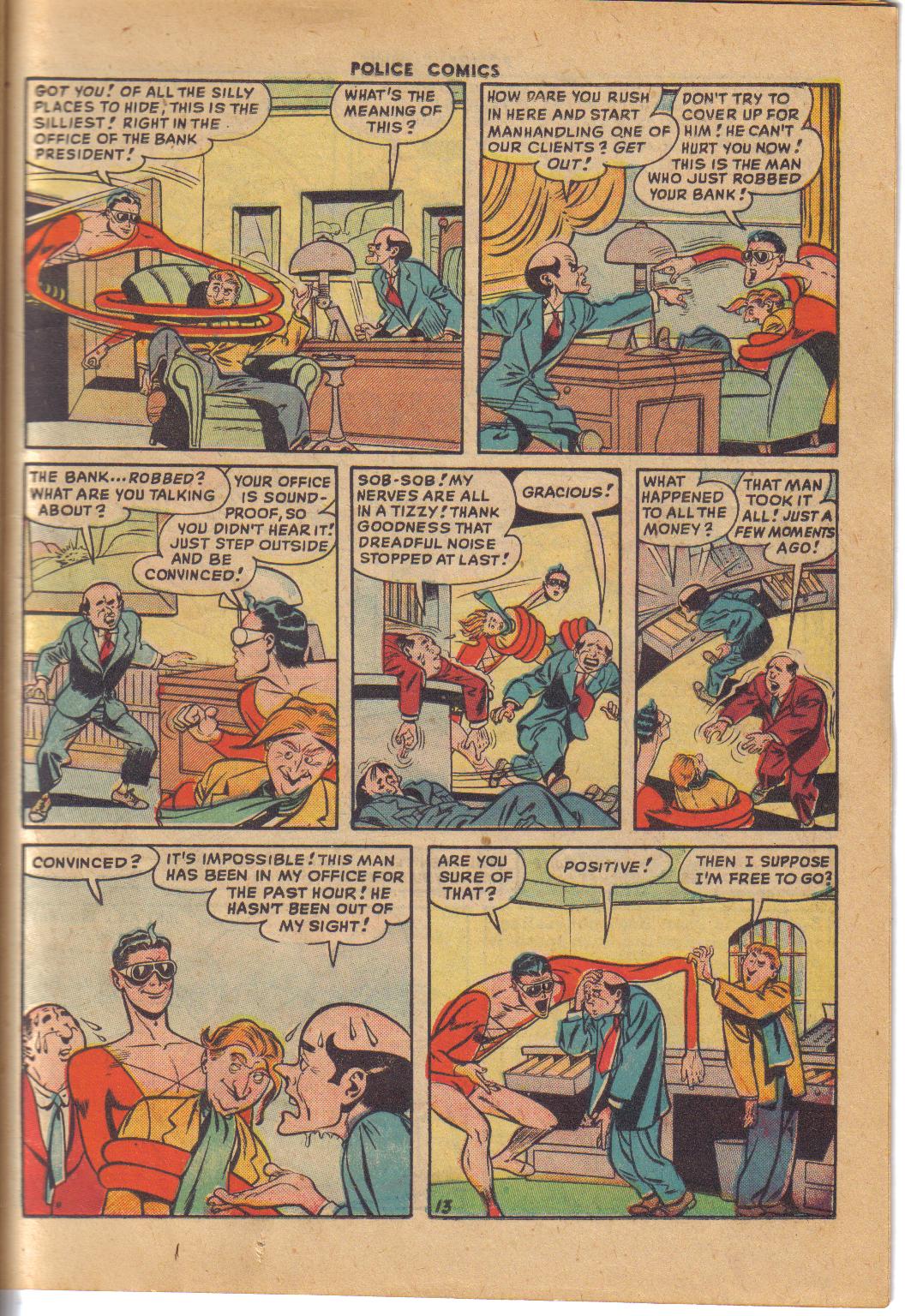 Read online Police Comics comic -  Issue #93 - 15