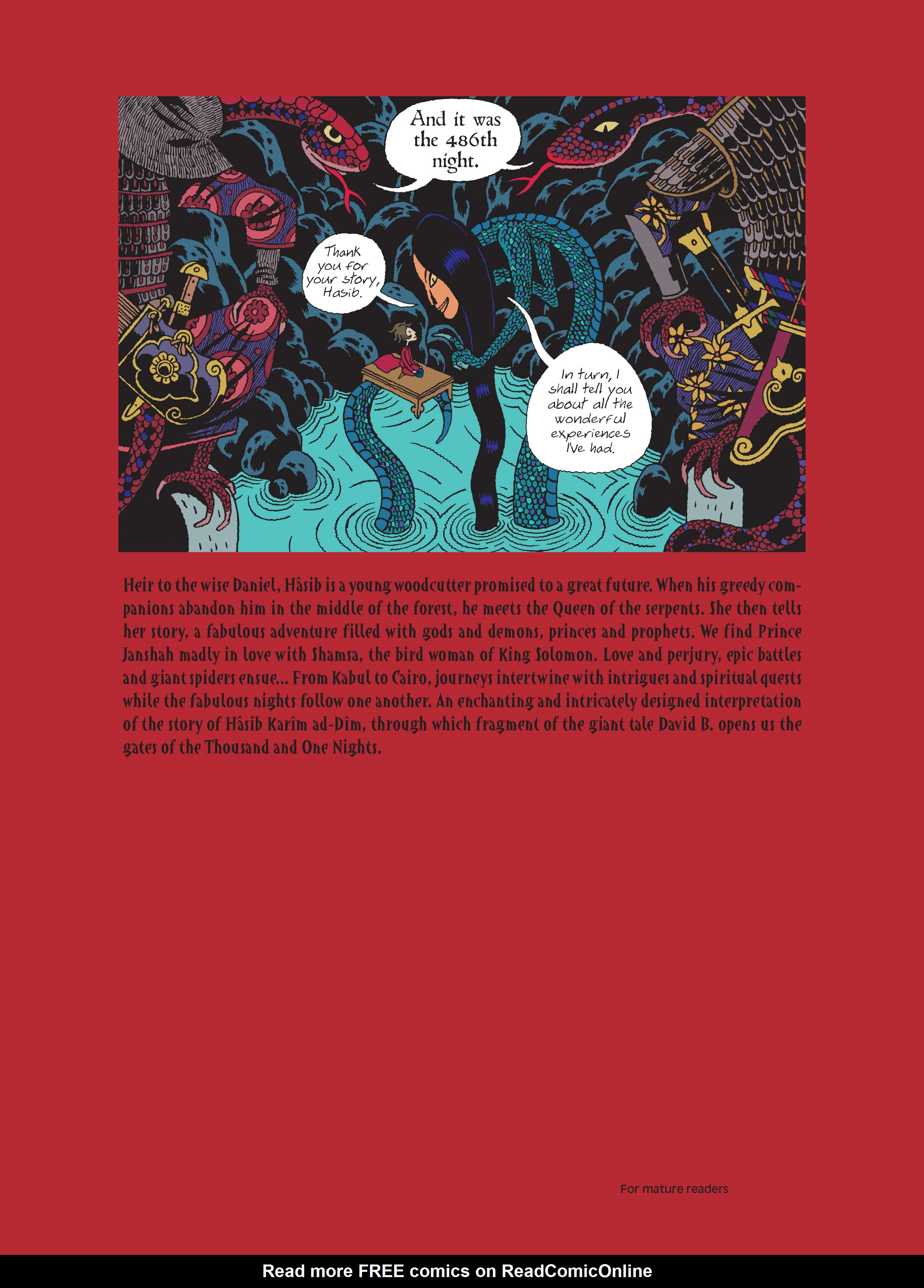 Read online A Tale of a Thousand and One Nights: HASIB & the Queen of Serpents comic -  Issue # TPB - 113