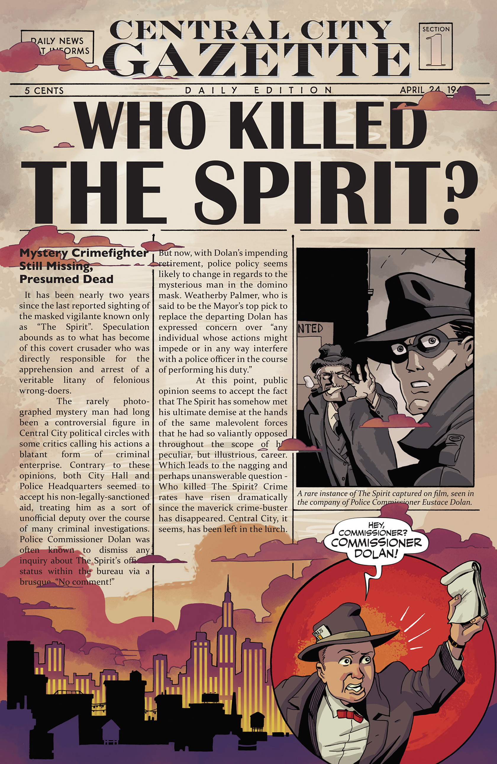 Read online Will Eisner's The Spirit comic -  Issue #1 - 4