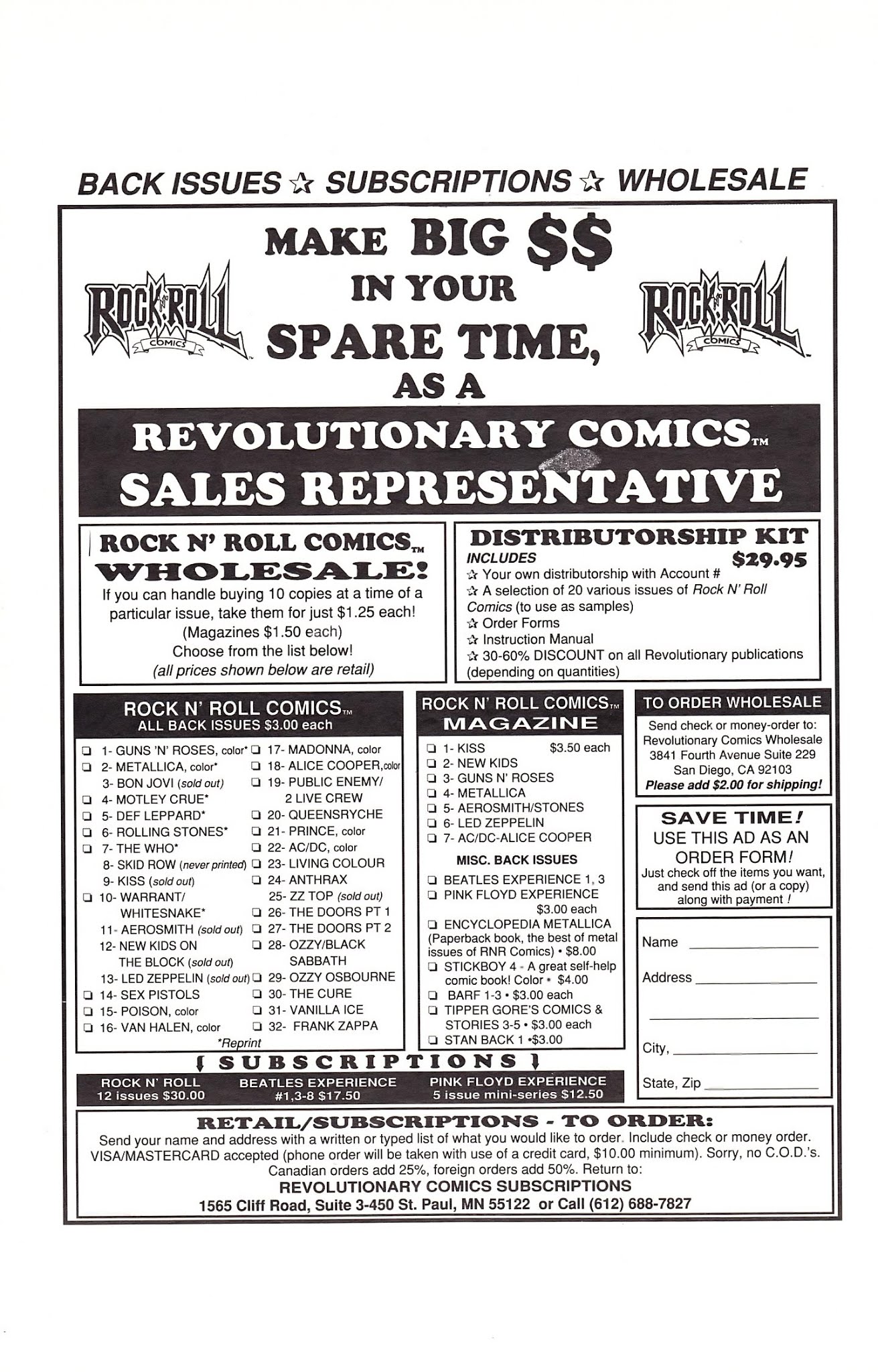 Read online Rock N' Roll Comics comic -  Issue #33 - 34