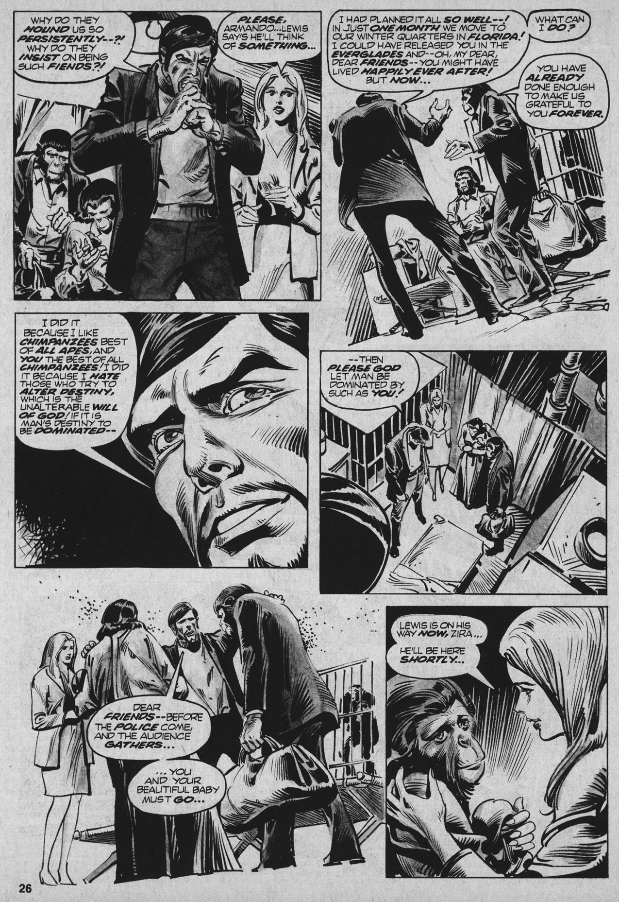 Read online Planet of the Apes comic -  Issue #16 - 26
