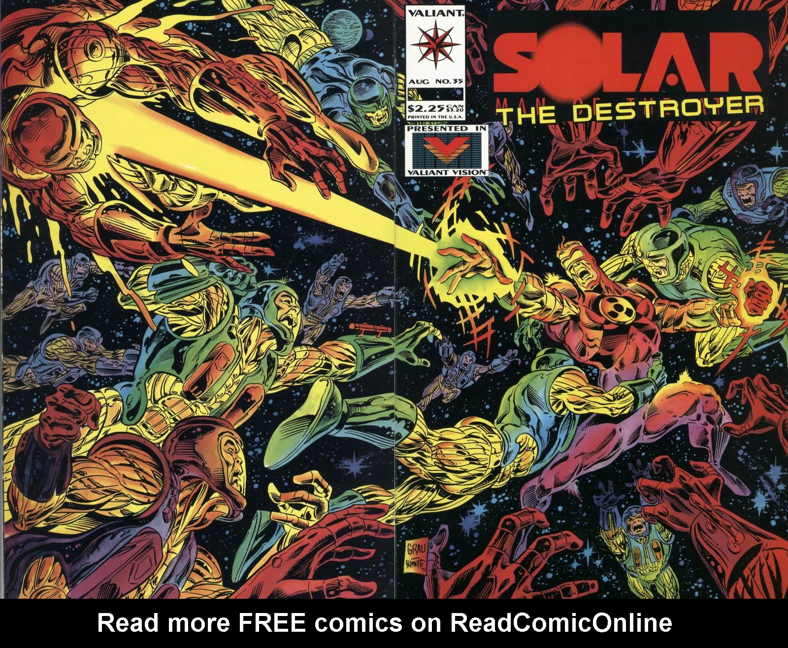 Read online Solar, Man of the Atom comic -  Issue #35 - 1