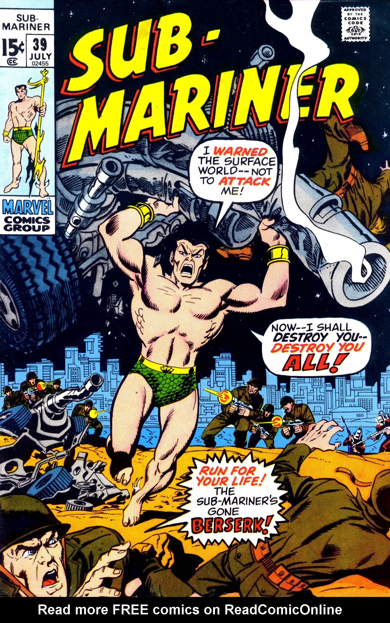 Read online The Sub-Mariner comic -  Issue #39 - 1