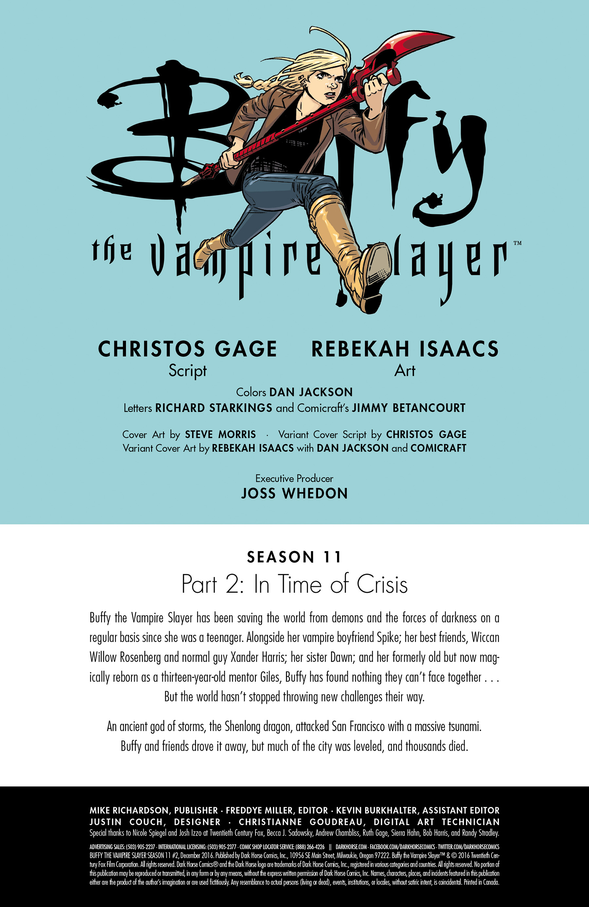 Read online Buffy the Vampire Slayer Season 11 comic -  Issue #2 - 2