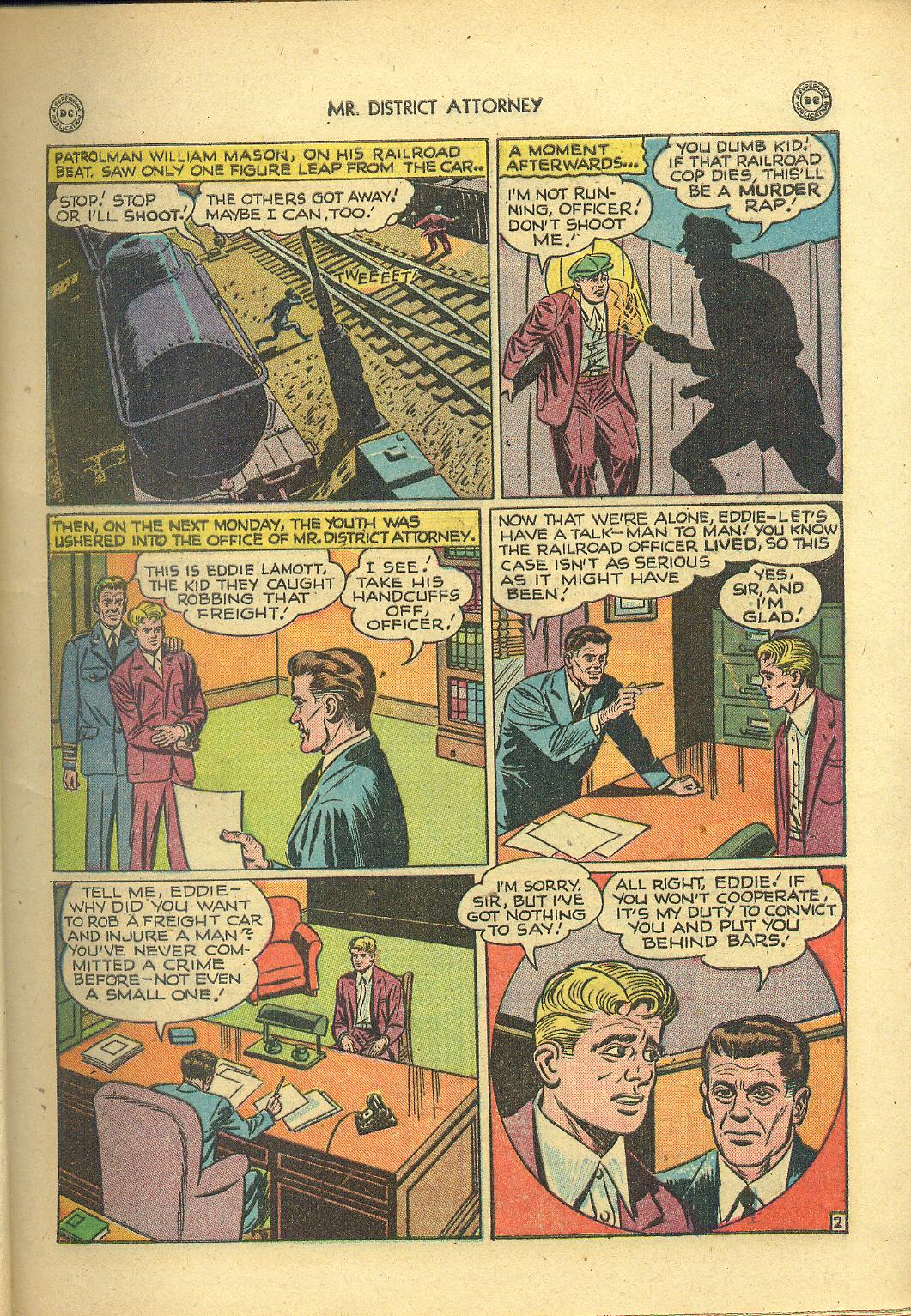 Read online Mr. District Attorney comic -  Issue #4 - 13