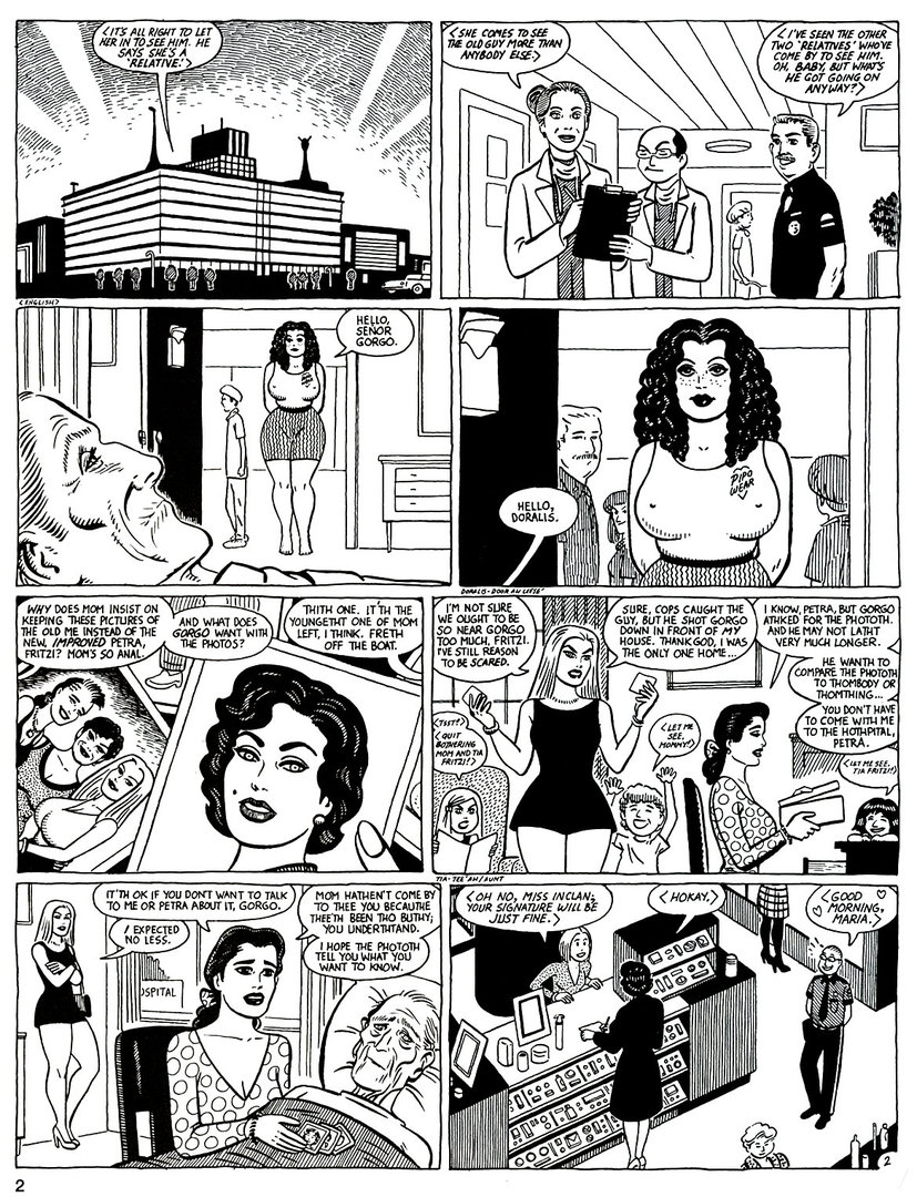 Read online Love and Rockets (1982) comic -  Issue #47 - 4
