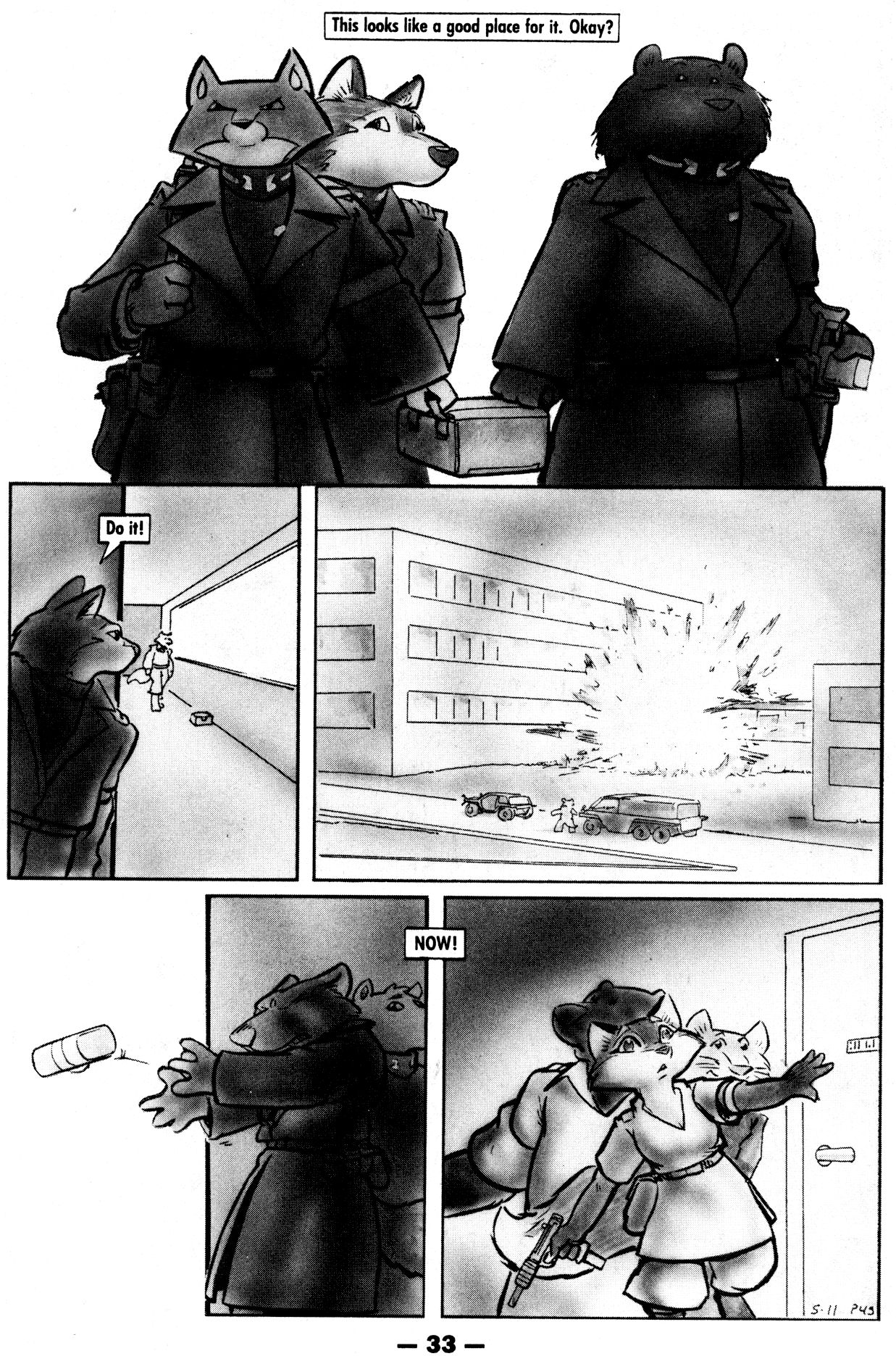 Read online Critters comic -  Issue #5 - 36