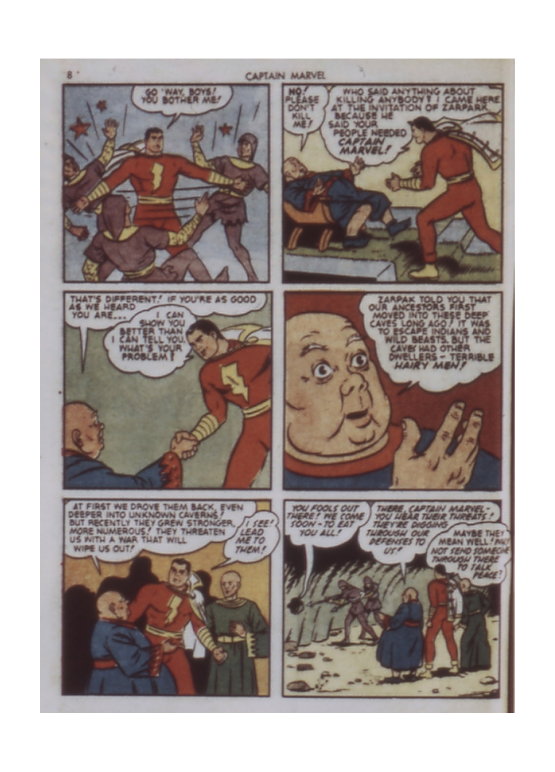 Read online Captain Marvel Adventures comic -  Issue #6 - 8