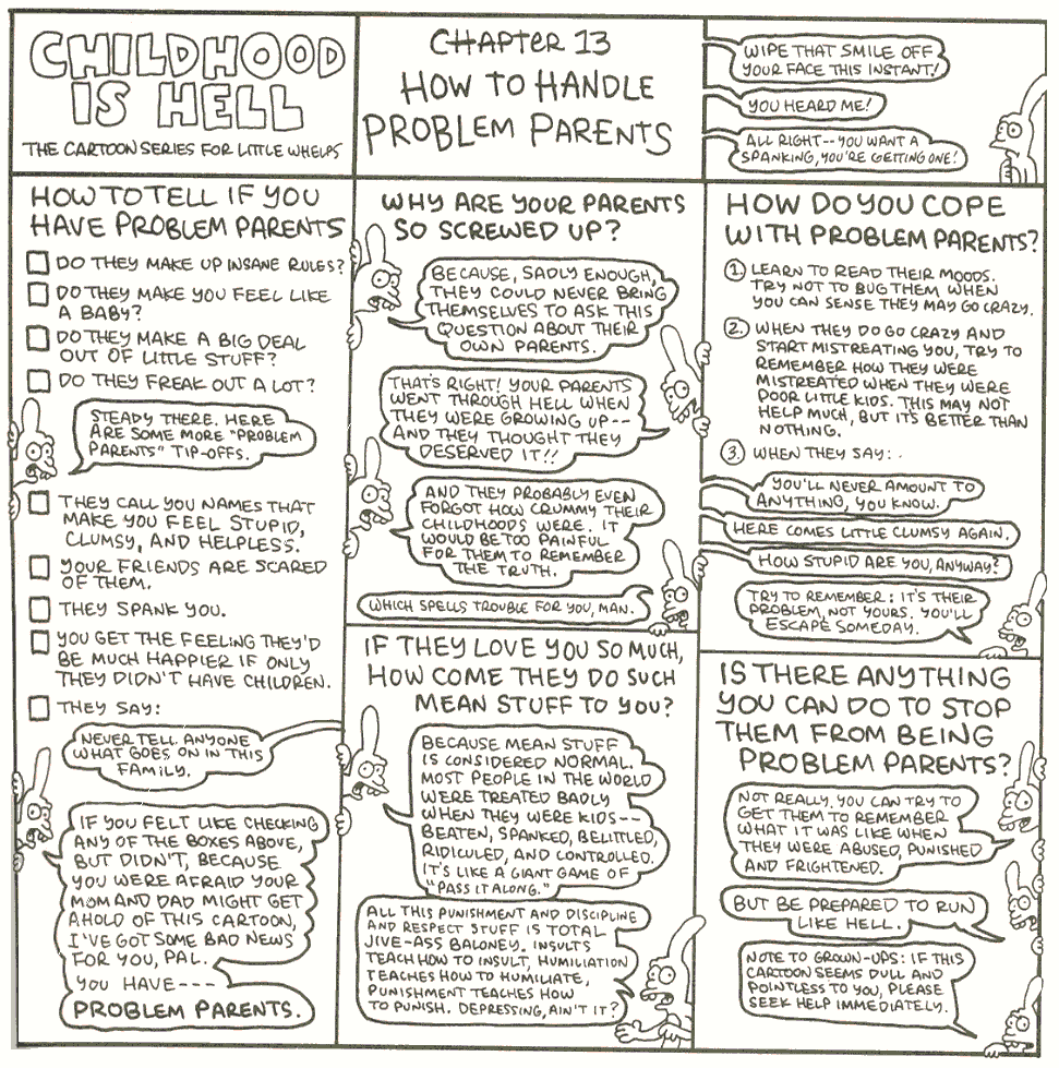 Read online Life In Hell comic -  Issue # TPB Childhood Is Hell - 17