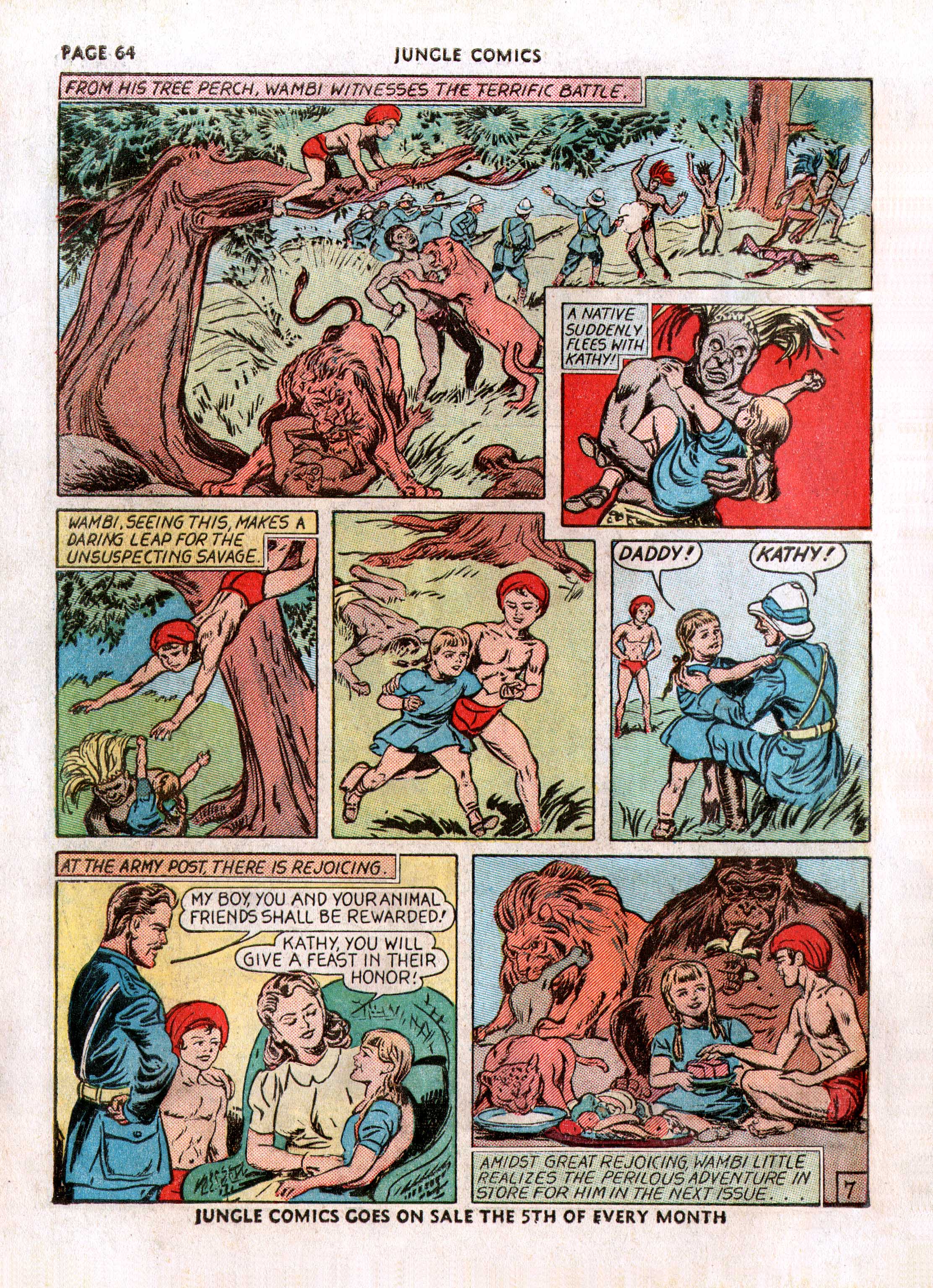 Read online Jungle Comics comic -  Issue #7 - 66