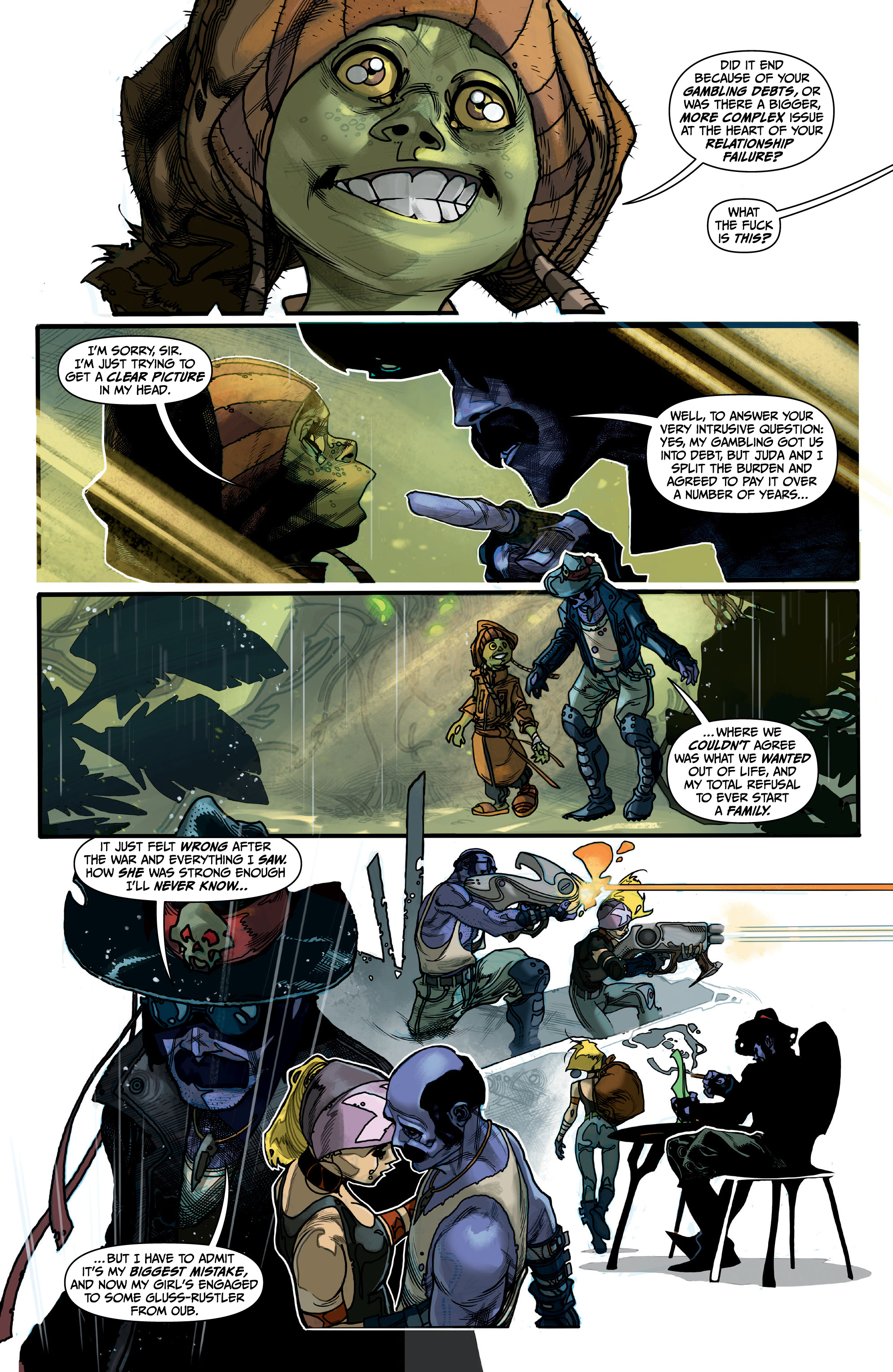 Read online Sharkey the Bounty Hunter comic -  Issue #5 - 6