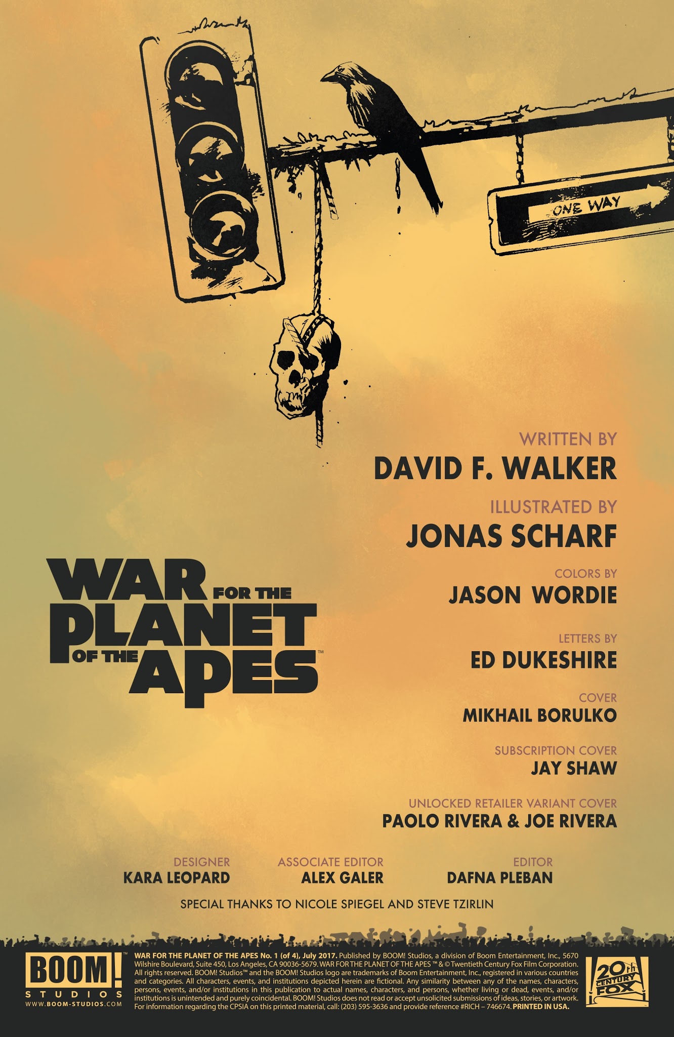 Read online War for the Planet of the Apes comic -  Issue #1 - 2