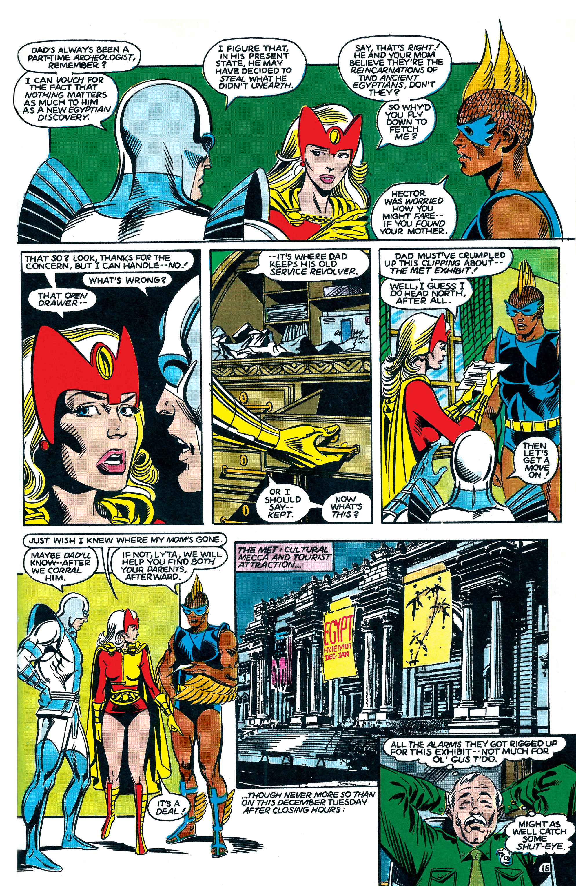 Read online Infinity Inc. (1984) comic -  Issue #7 - 15