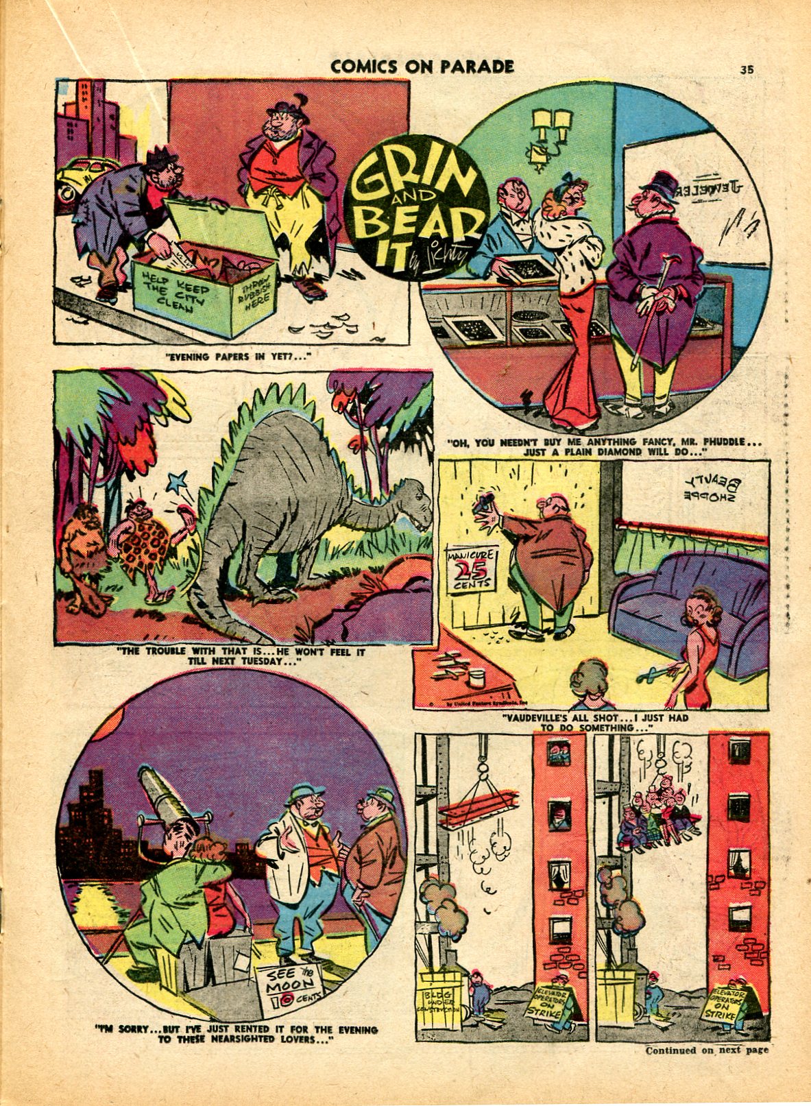Read online Comics on Parade comic -  Issue #21 - 37