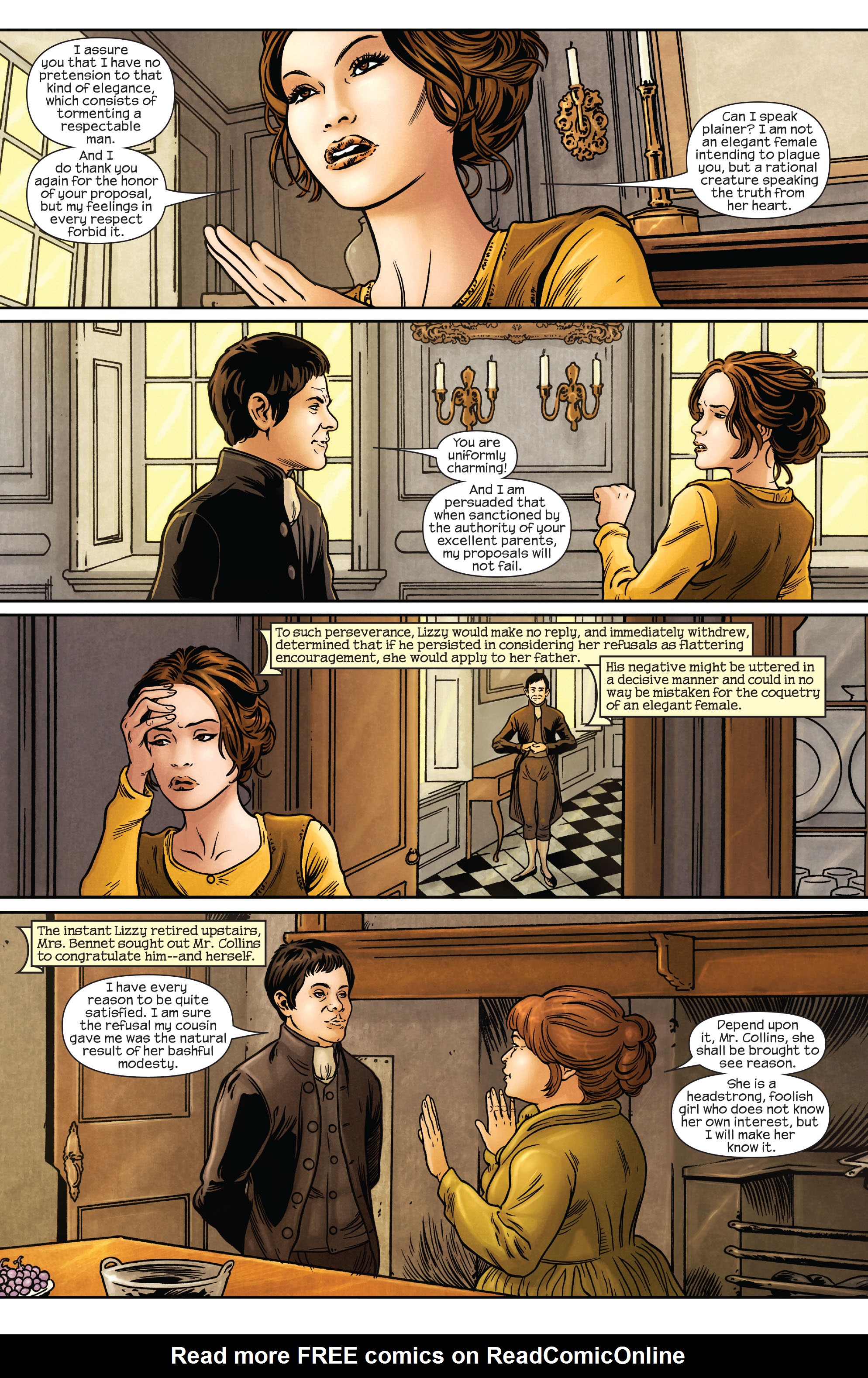 Read online Pride & Prejudice (2009) comic -  Issue #2 - 19