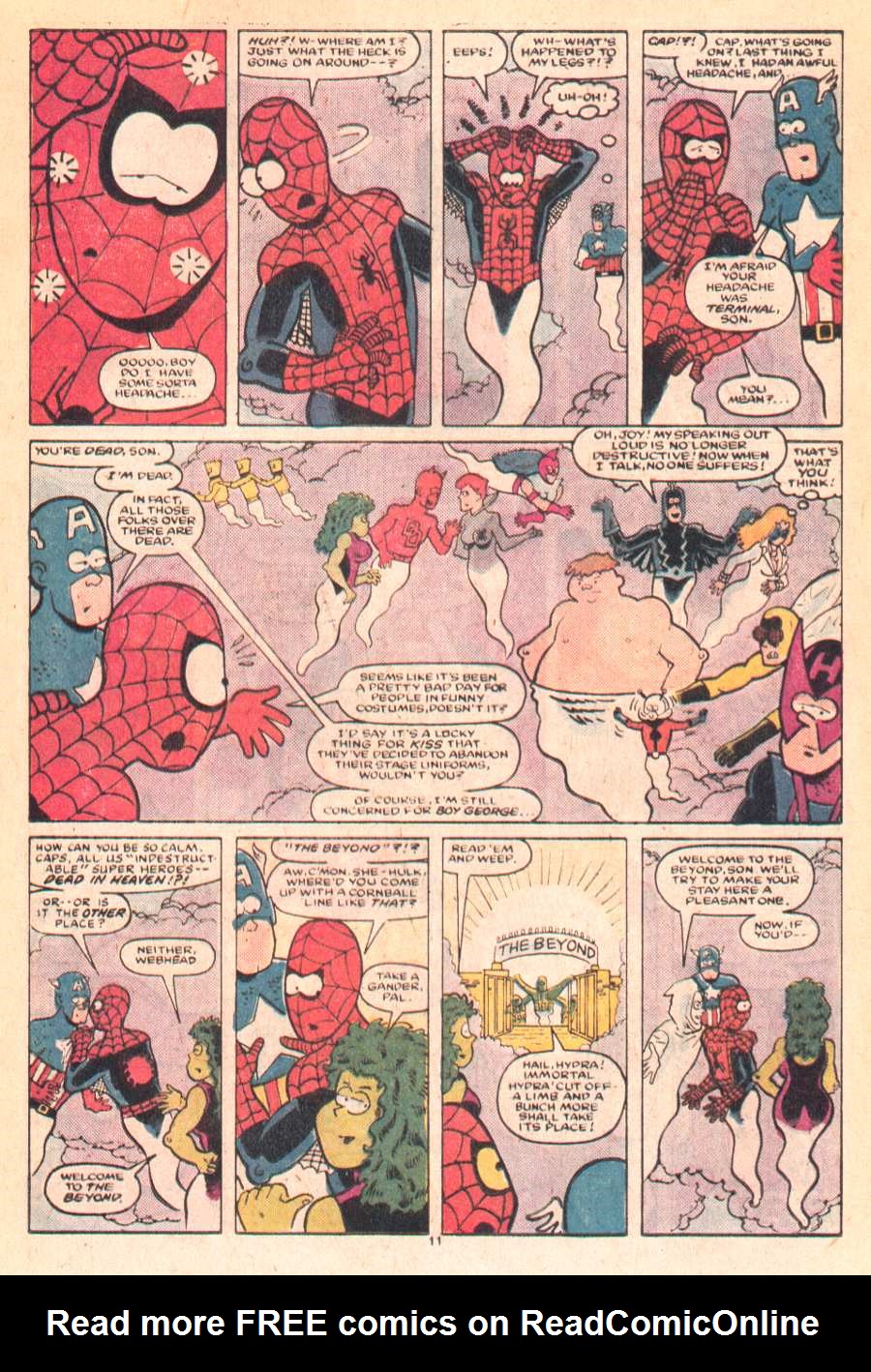 Read online Fred Hembeck Destroys the Marvel Universe comic -  Issue # Full - 13