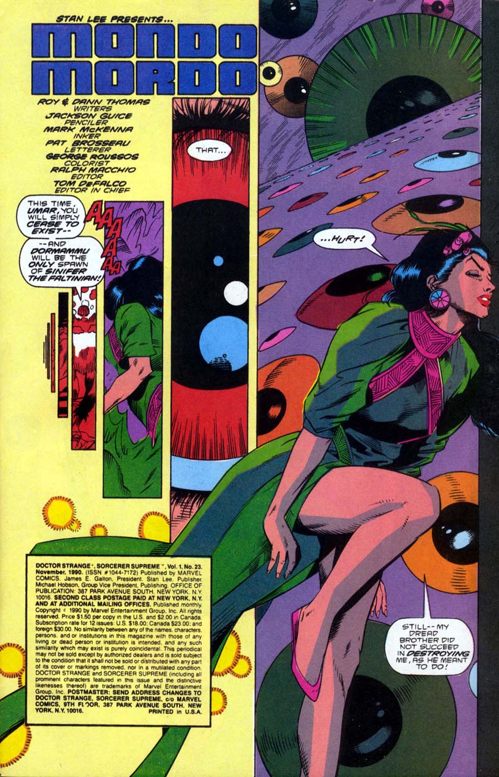 Read online Doctor Strange: Sorcerer Supreme comic -  Issue #23 - 2