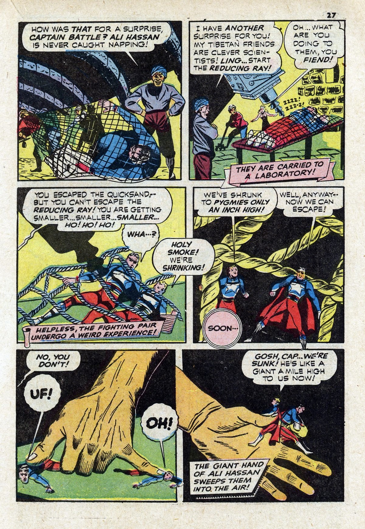 Read online Captain Battle Comics comic -  Issue #2 - 30