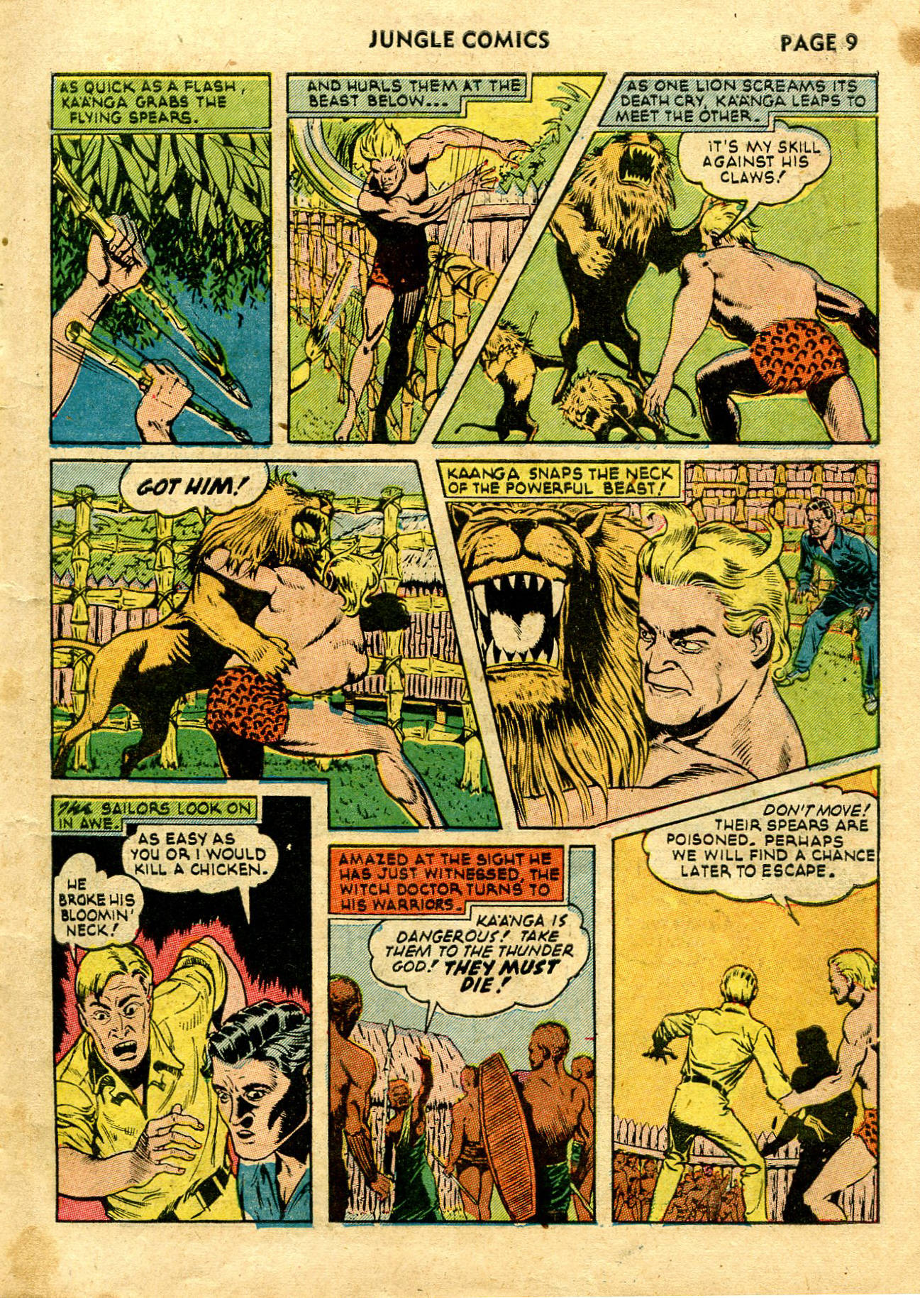 Read online Jungle Comics comic -  Issue #28 - 12