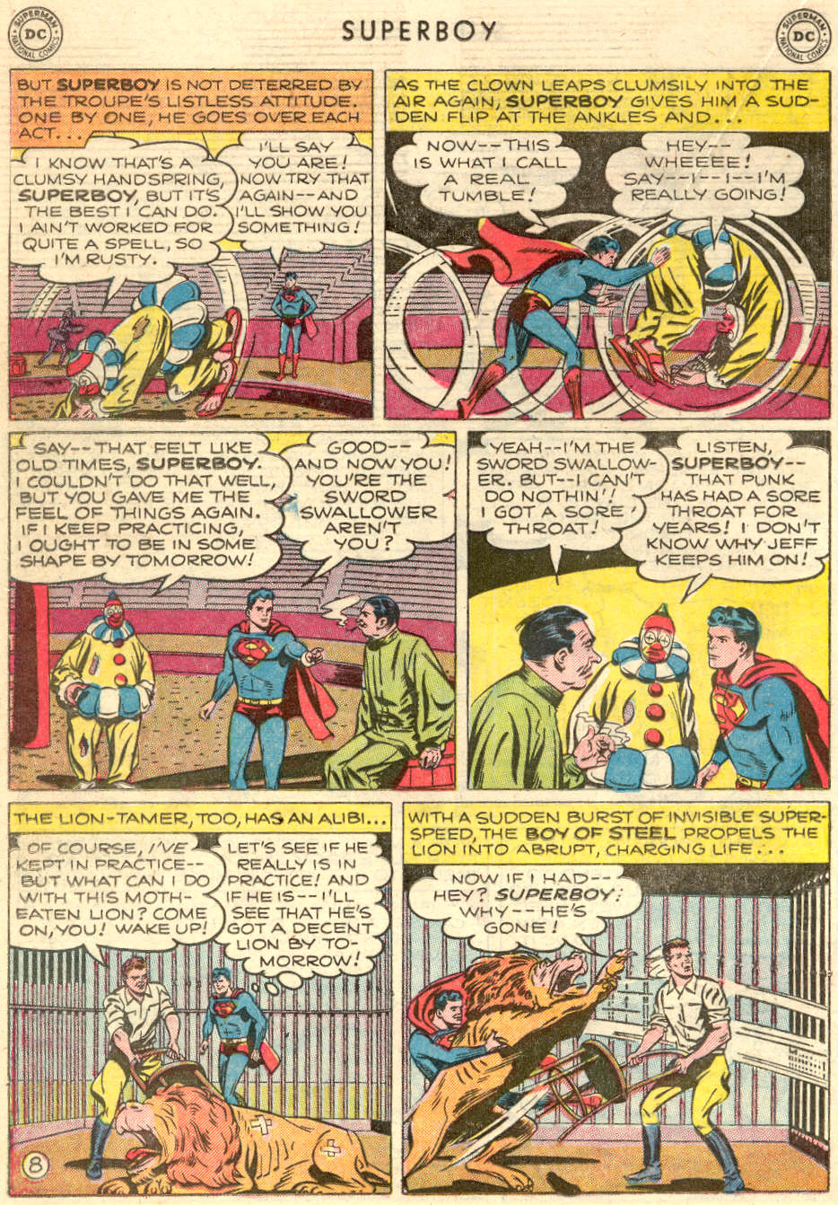 Read online Superboy (1949) comic -  Issue #16 - 21