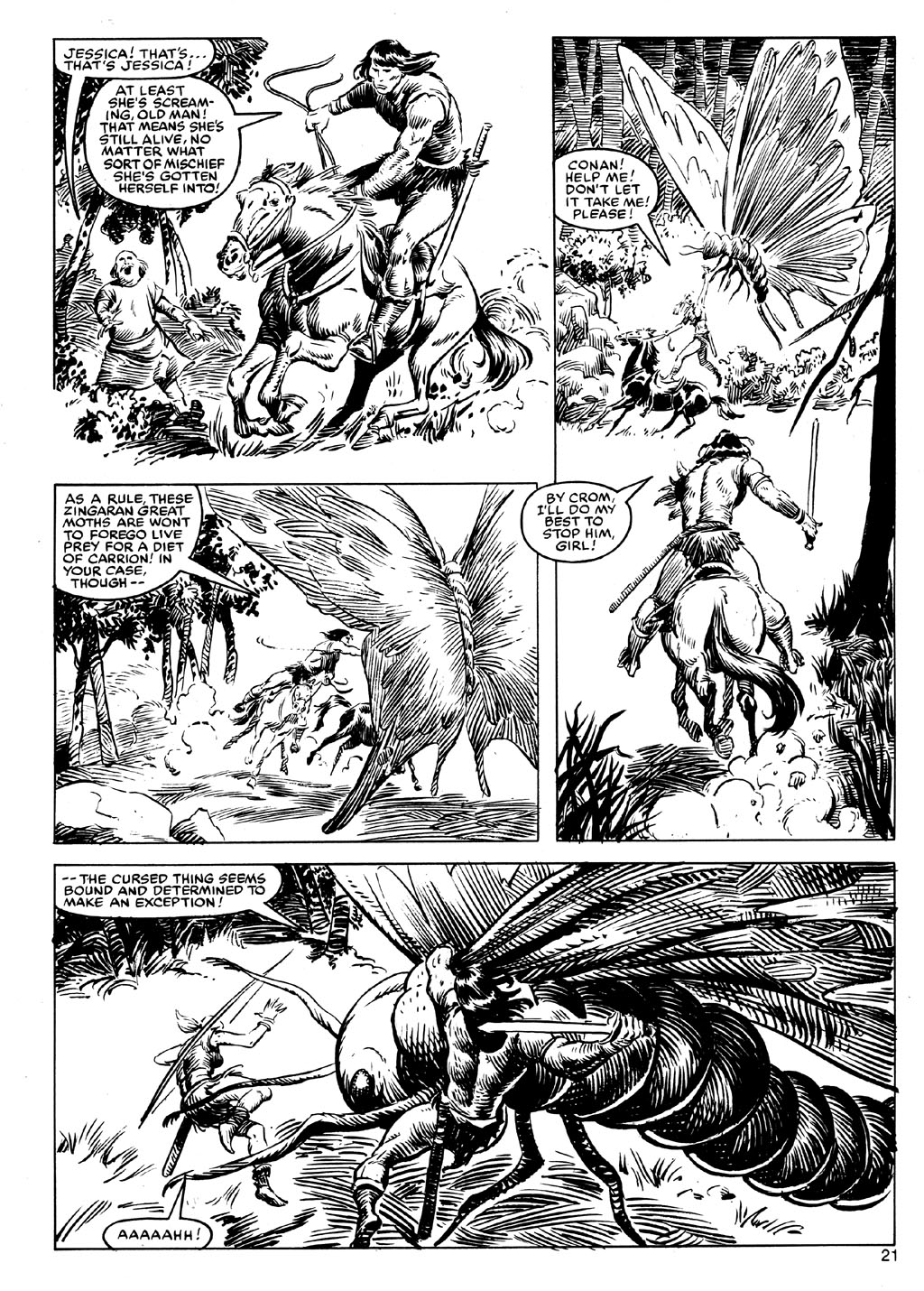Read online The Savage Sword Of Conan comic -  Issue #92 - 20