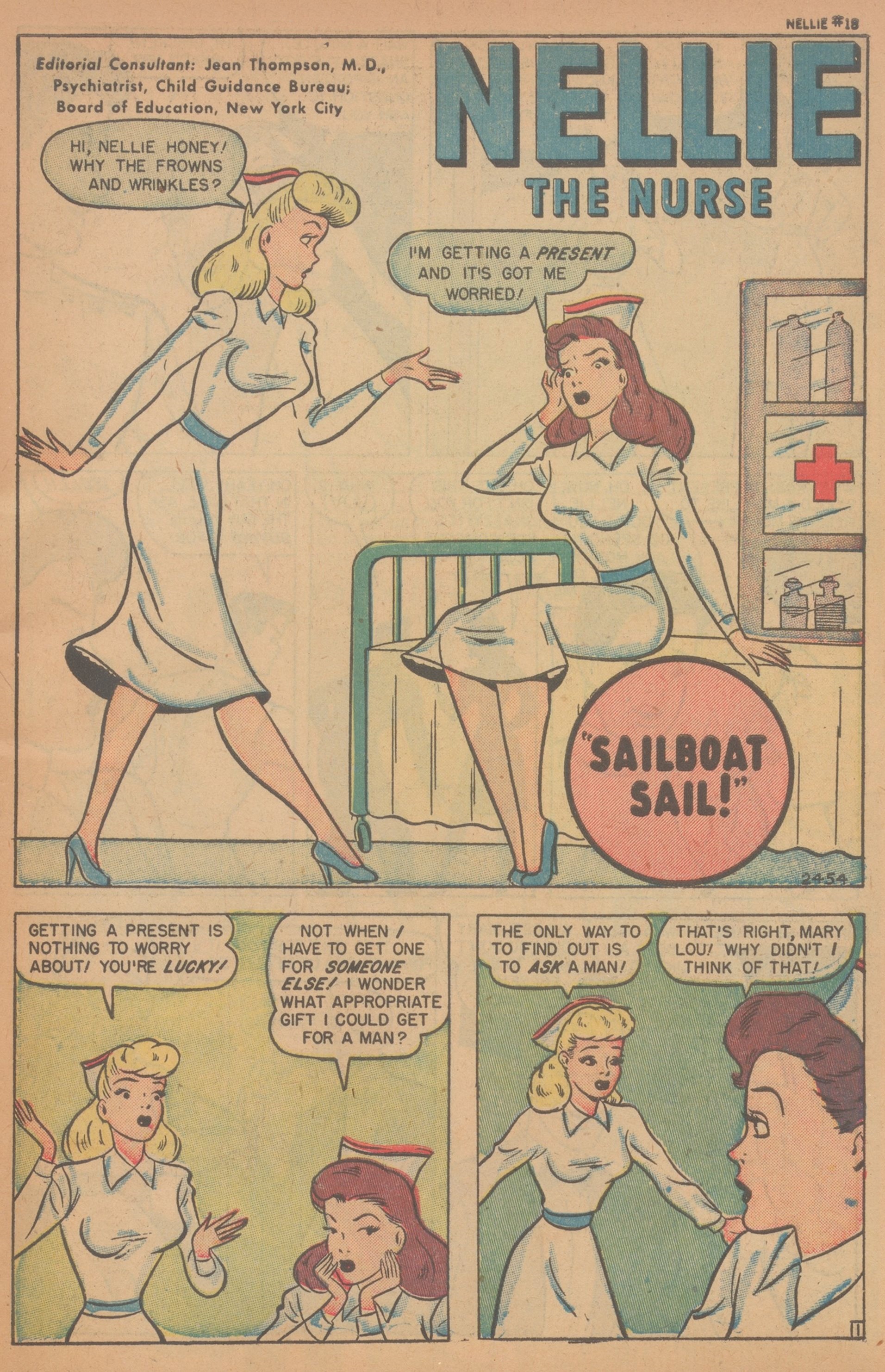 Read online Nellie The Nurse (1945) comic -  Issue #18 - 3