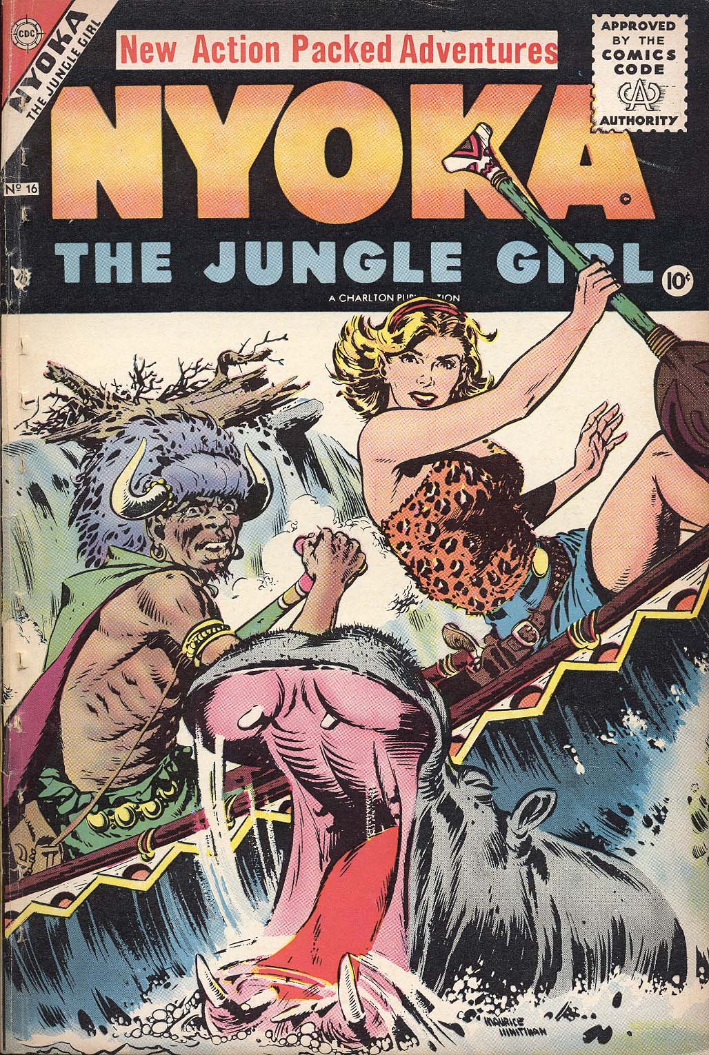 Read online Nyoka the Jungle Girl (1955) comic -  Issue #16 - 1