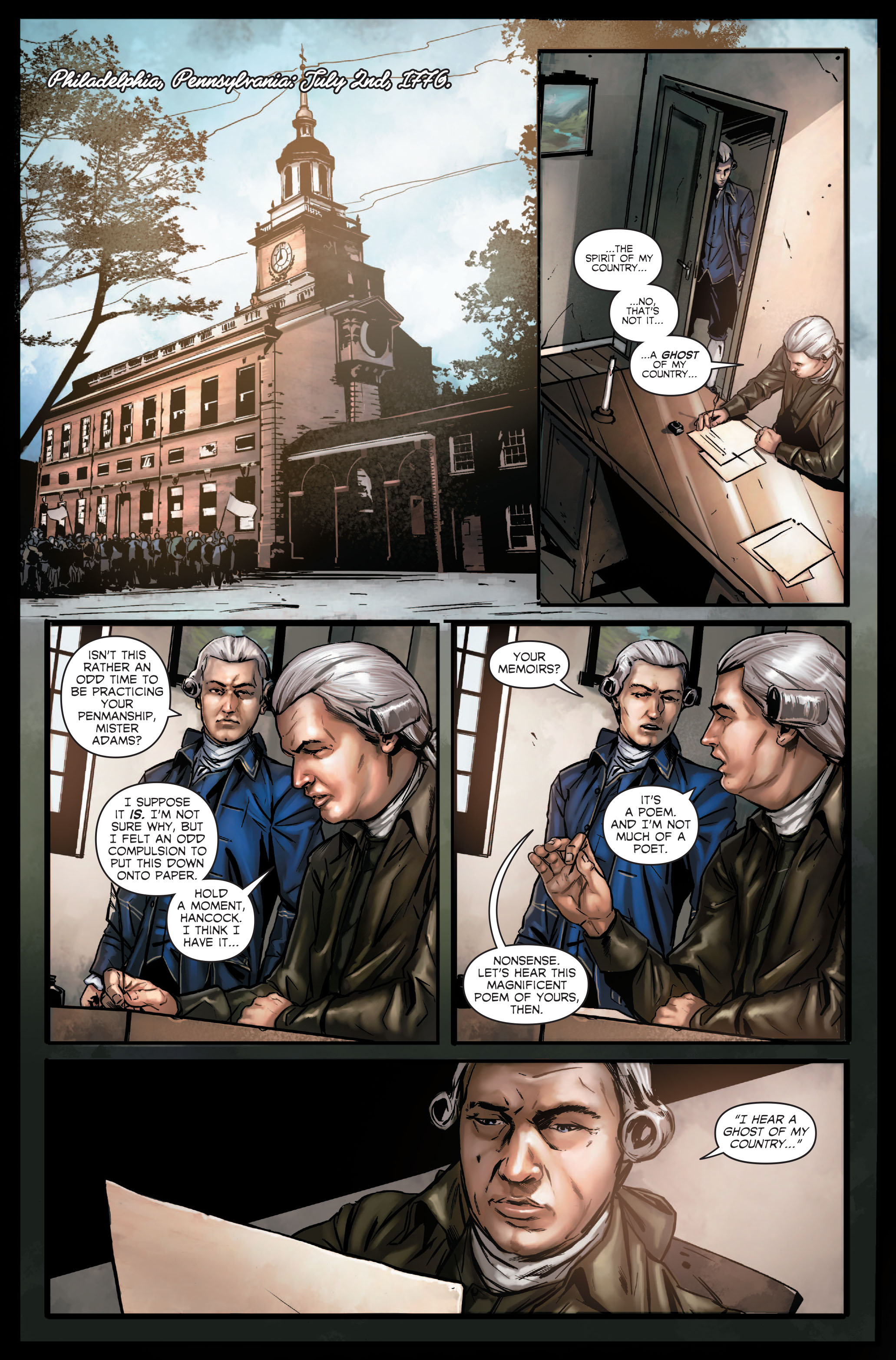 Captain America Theater of War: Ghosts of My Country Full Page 2