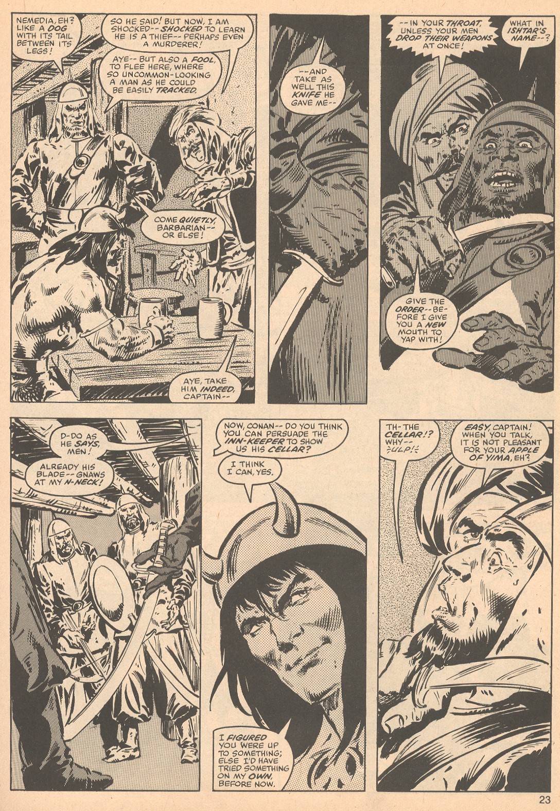 Read online The Savage Sword Of Conan comic -  Issue #56 - 23